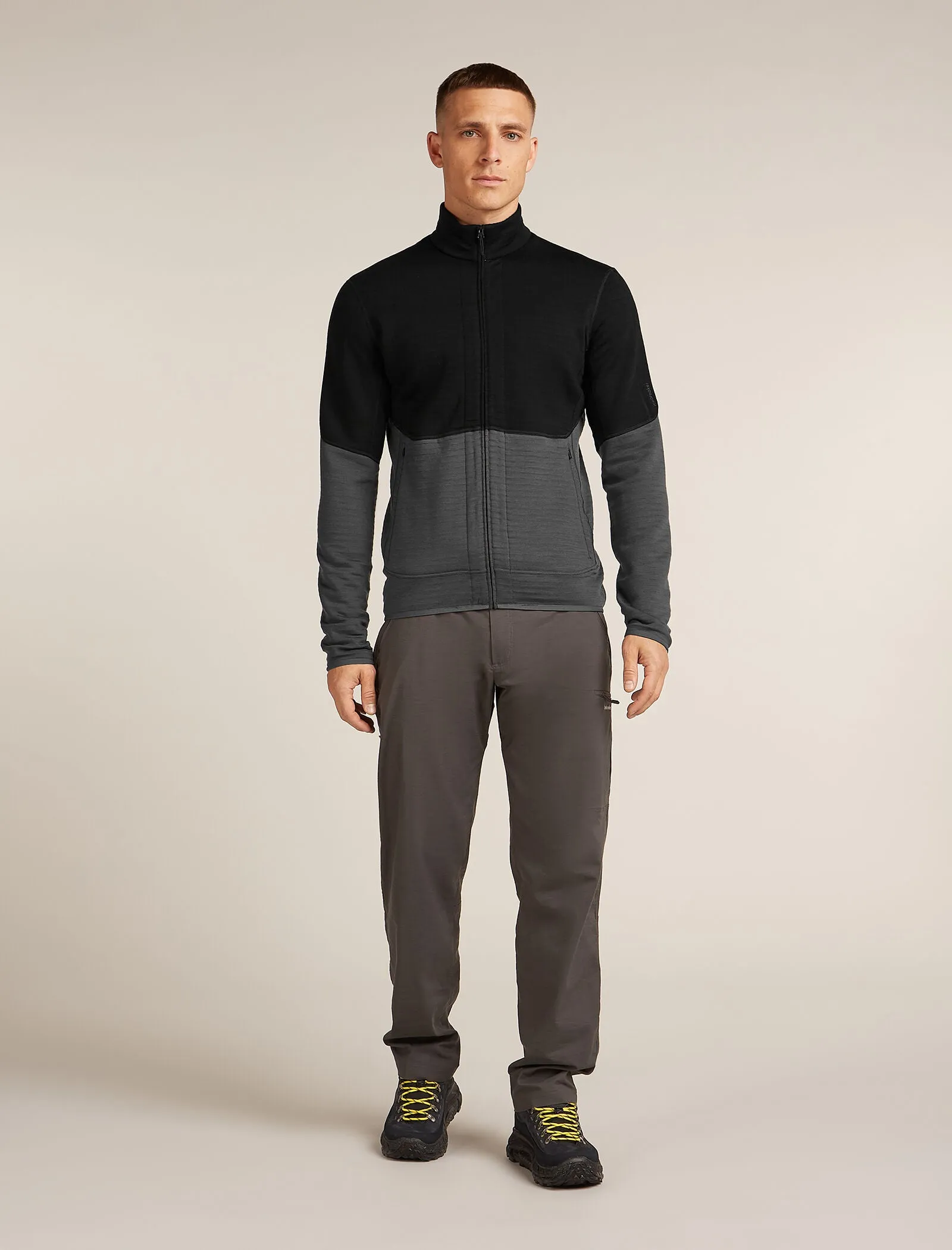 Men's Merino 400 RealFleece™ Descender Long Sleeve Zip Jacket sold by Icebreaker product image thumbnail 3