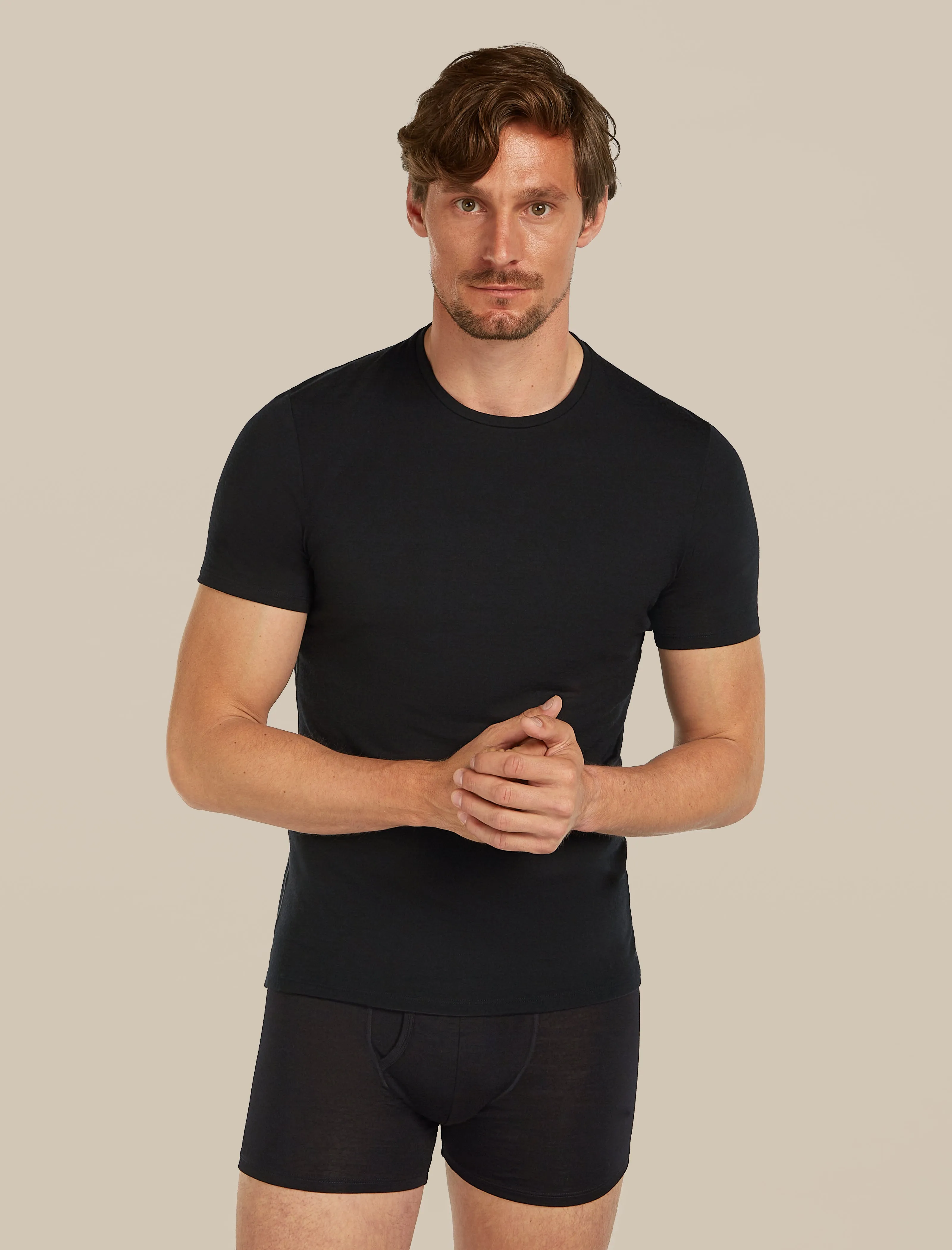 Men's Merino 150 Anatomica Short Sleeve Crewe Top sold by Icebreaker product image thumbnail 4