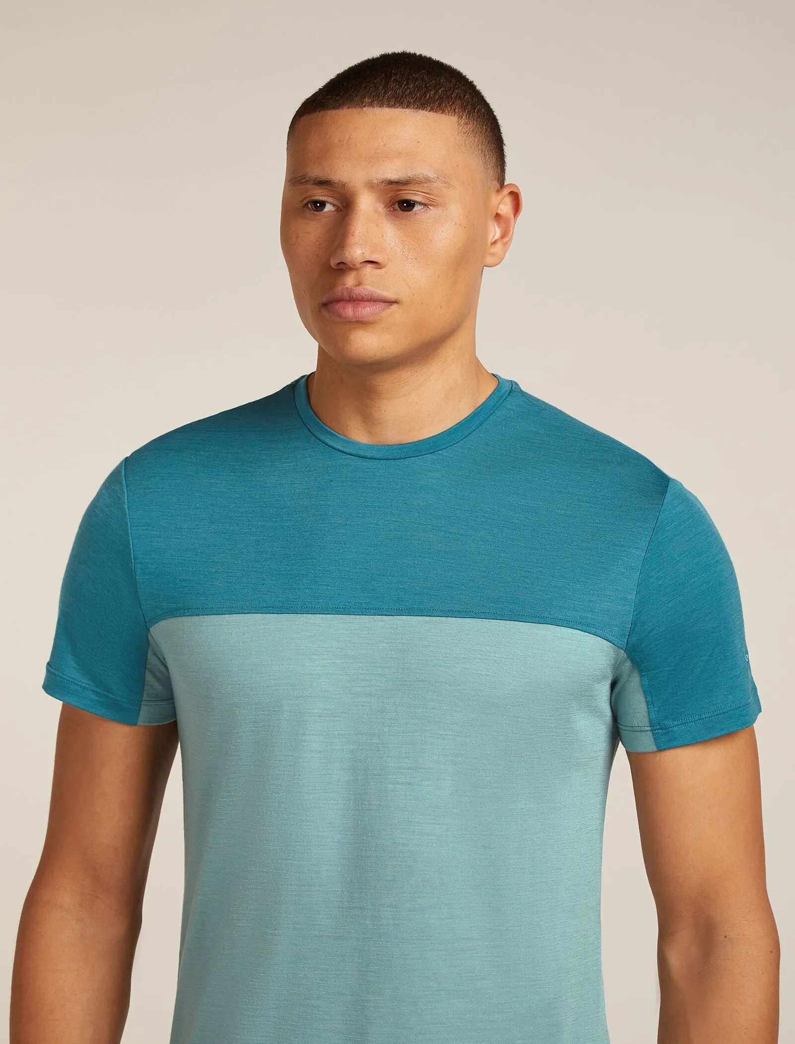 Men's Merino Blend 125 Cool-Lite™ Sphere Short Sleeve T-Shirt Colour Block sold by Icebreaker product image thumbnail 5