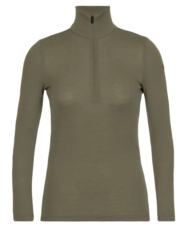 Women's Merino 175 Everyday Long Sleeve Half Zip Thermal Top sold by Icebreaker
