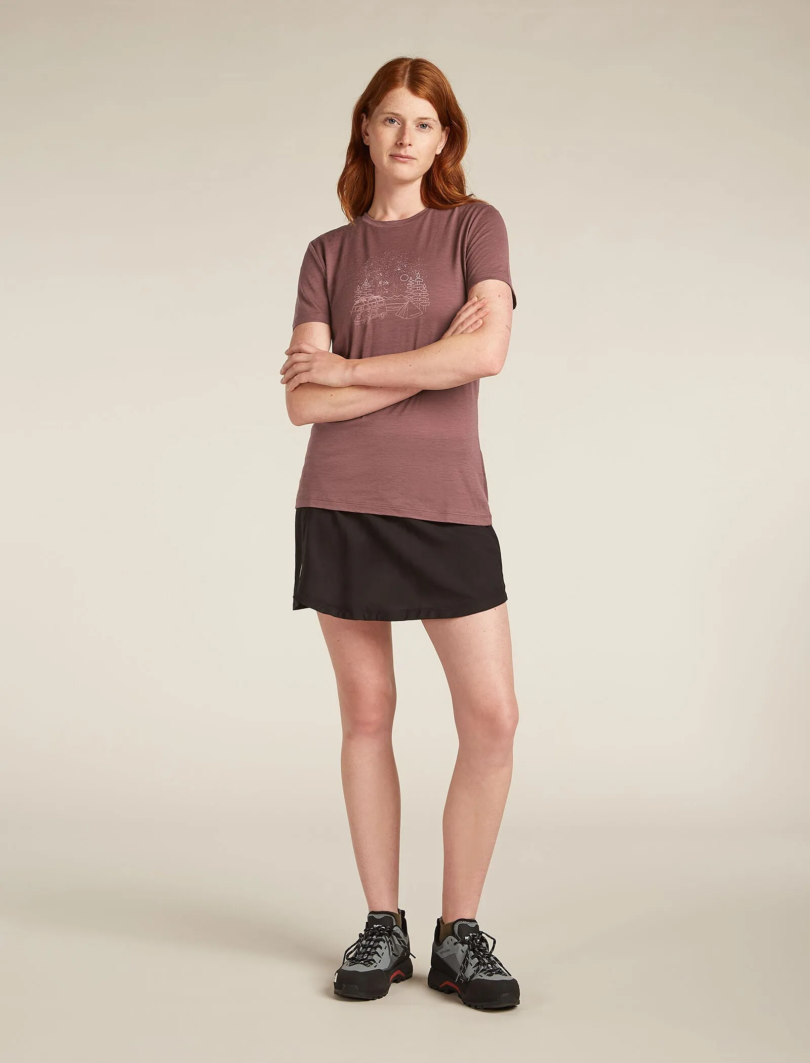 Women's Merino 150 Tech Lite III T-Shirt Van Camp sold by Icebreaker product image thumbnail 3