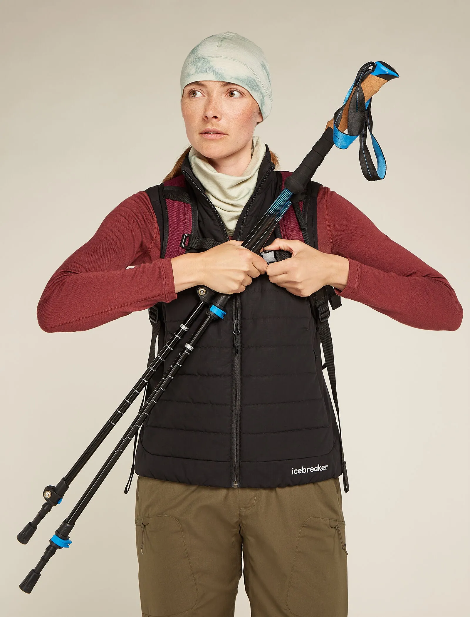 Unisex Merino 200 Oasis Beanie Cloud Dye sold by Icebreaker