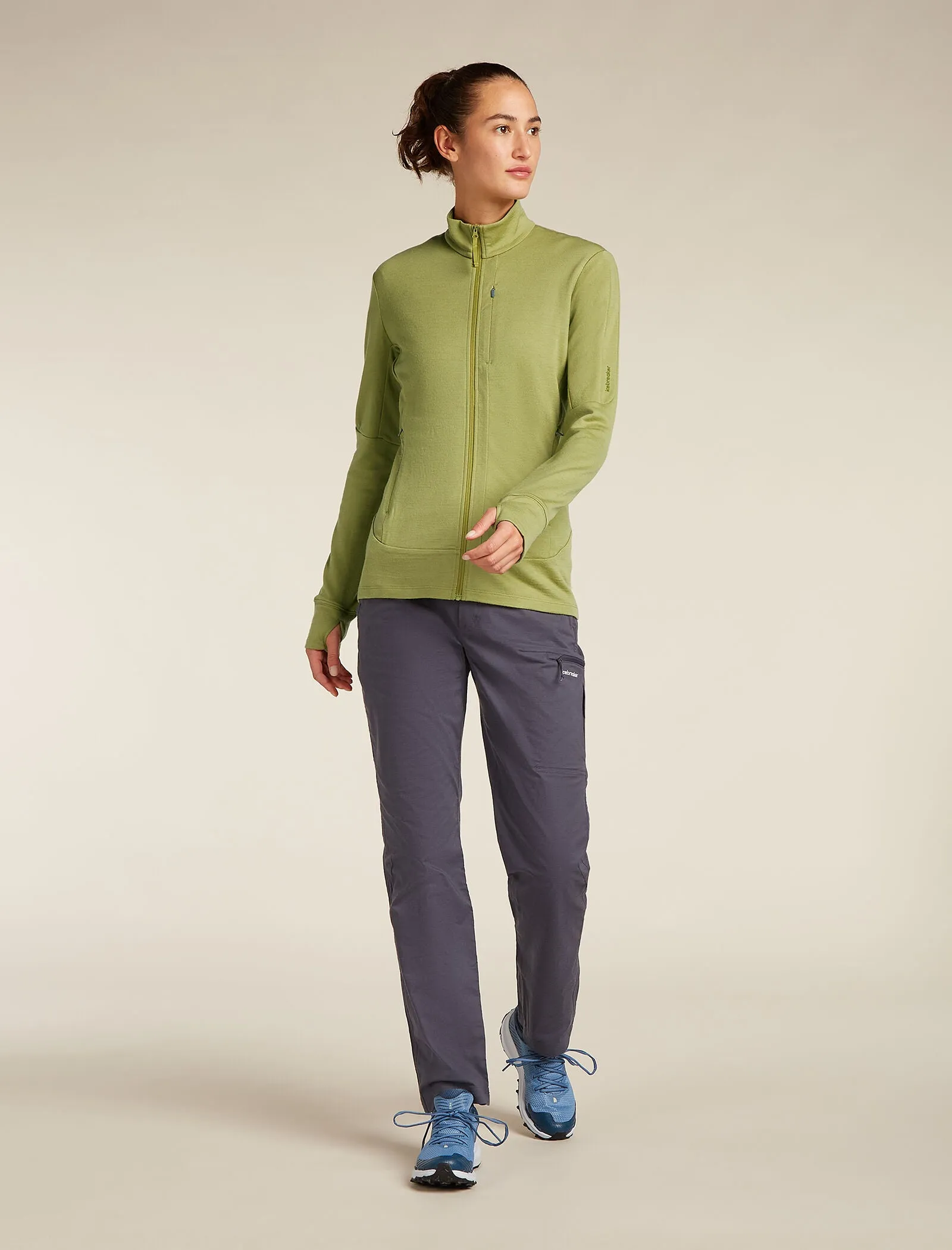 Women's Merino 260 Quantum Long Sleeve Zip Jacket sold by Icebreaker product image thumbnail 3