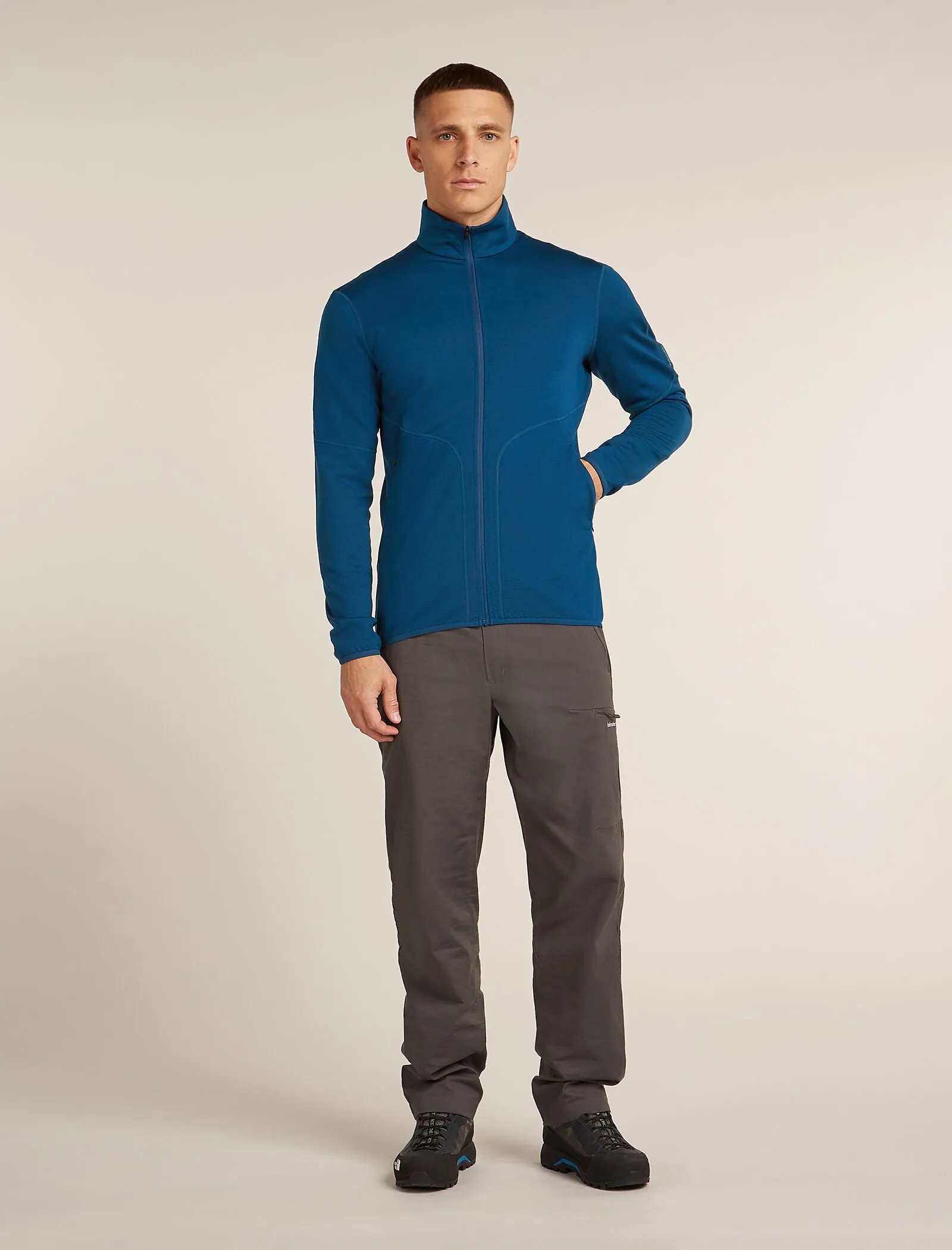 Men's Merino 560 Realfleece™ Elemental Long Sleeve Zip Jacket sold by Icebreaker product image thumbnail 3