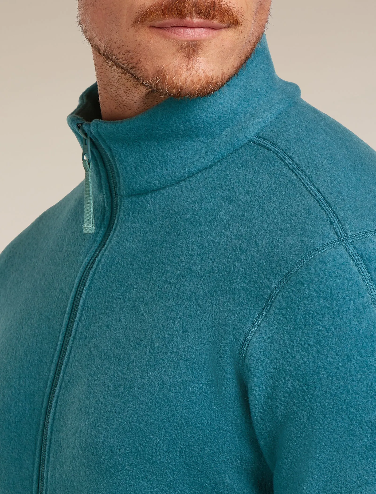 Men's Merino Blend 800 RealFleece™ Classic Pile Long Sleeve Zip Jacket sold by Icebreaker product image thumbnail 4