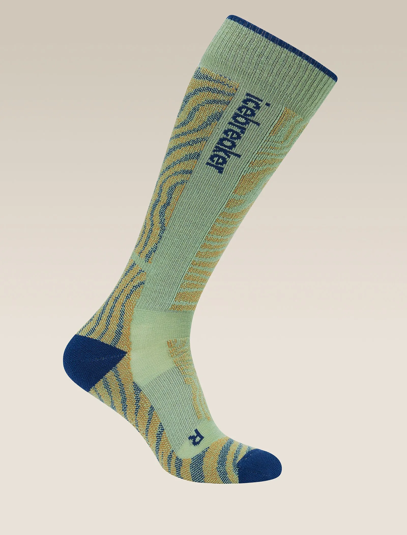 Men's Merino Blend Ski+ Medium Over The Calf Mountain Contour Socks sold by Icebreaker product image thumbnail 4