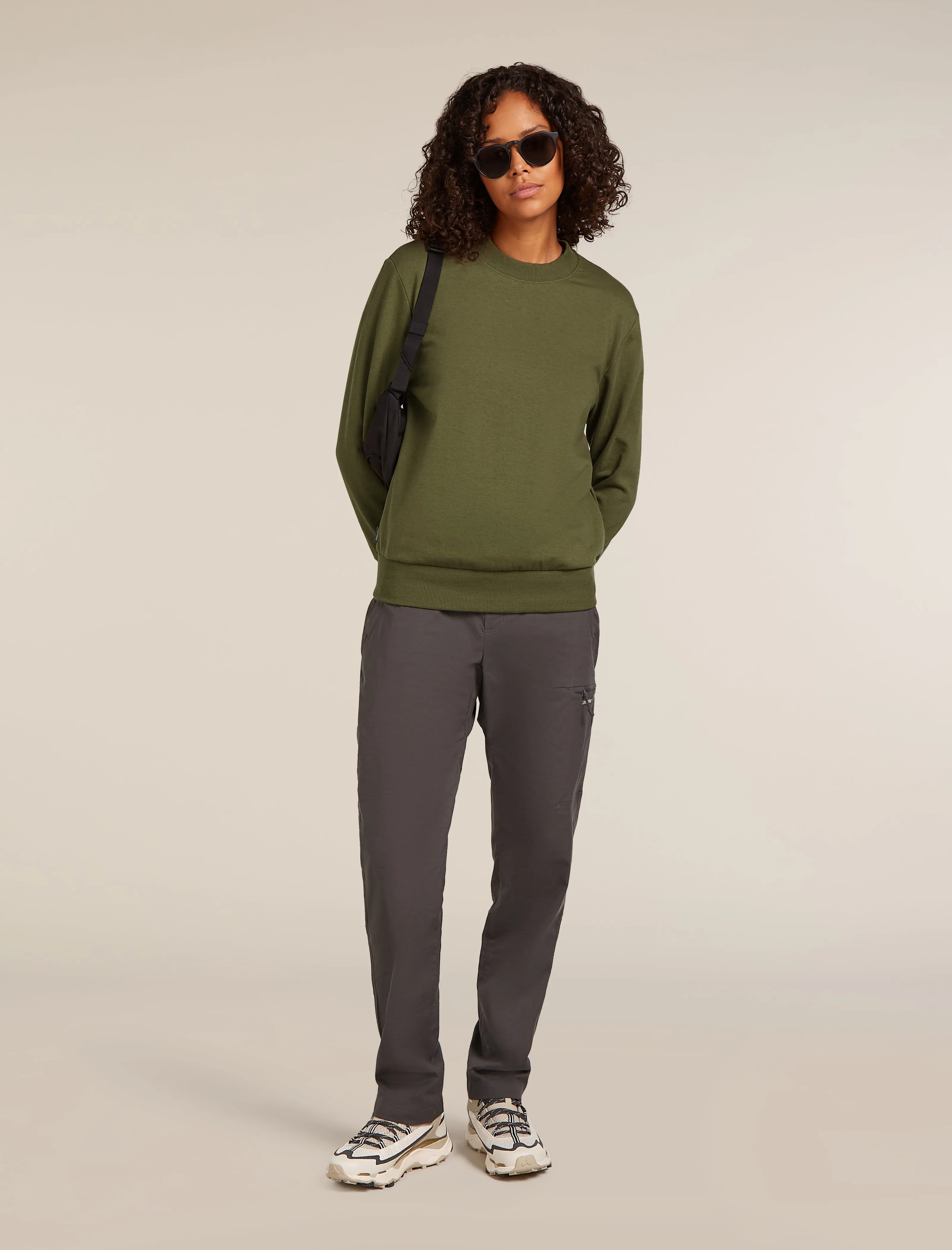 Women's Central Long Sleeve Sweatshirt sold by Icebreaker product image thumbnail 4