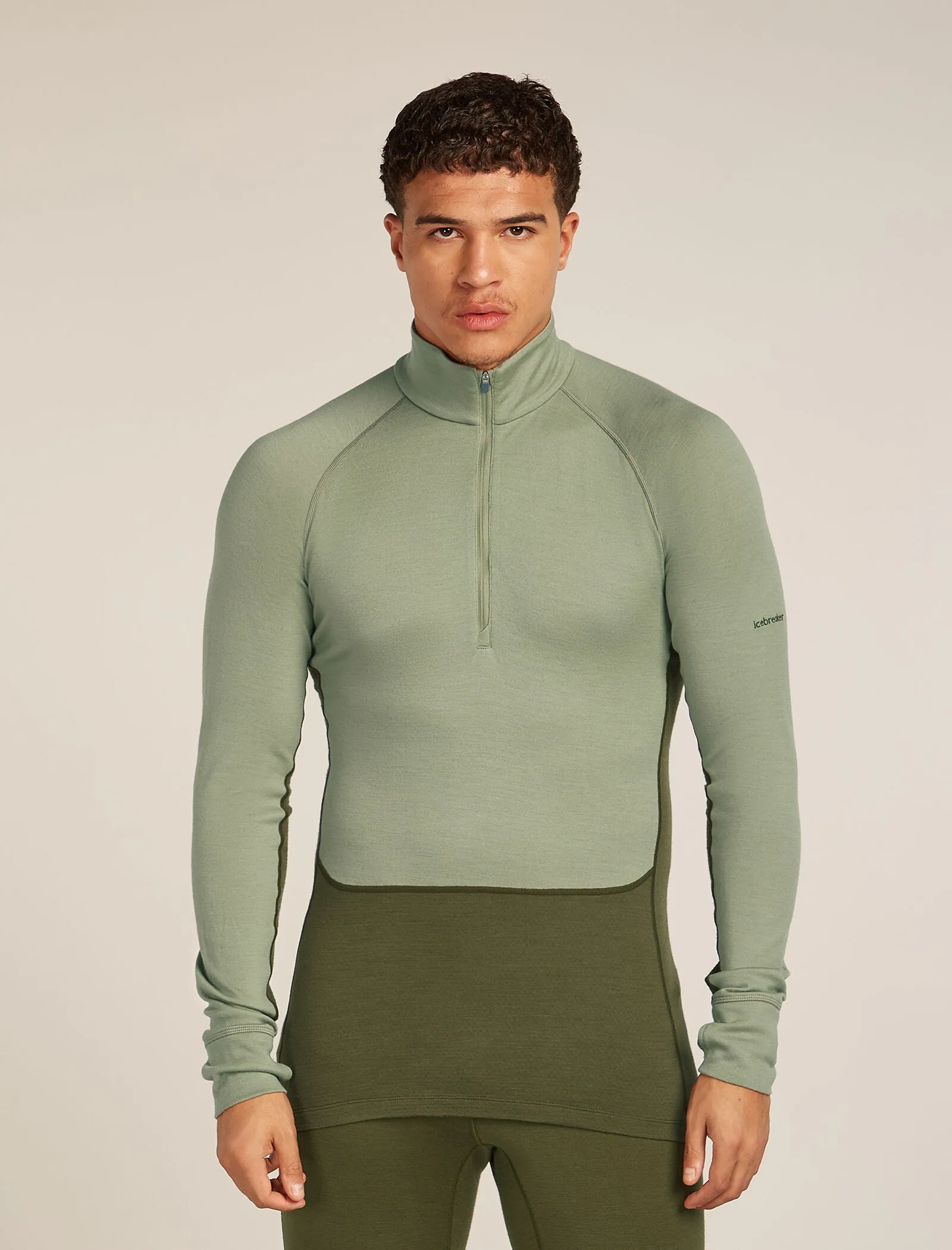 Men's Merino 260 ZoneKnit™ Long Sleeve Half Zip Thermal Top sold by Icebreaker