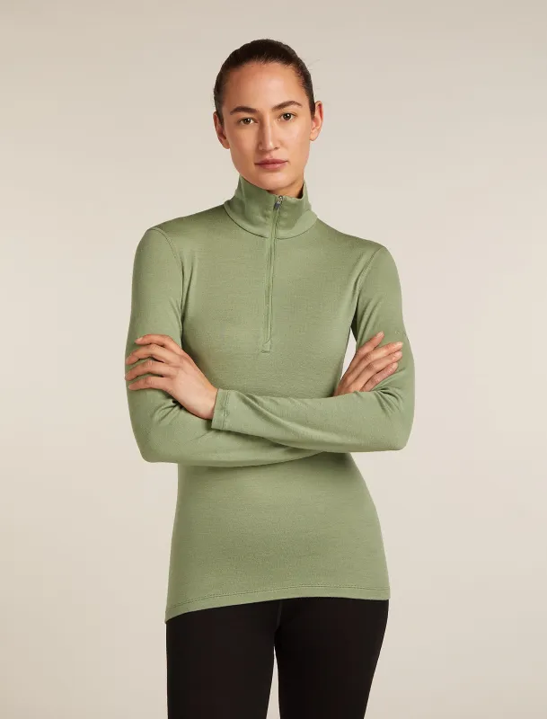 Women's Merino 260 Tech Long Sleeve Half Zip Thermal Top sold by Icebreaker