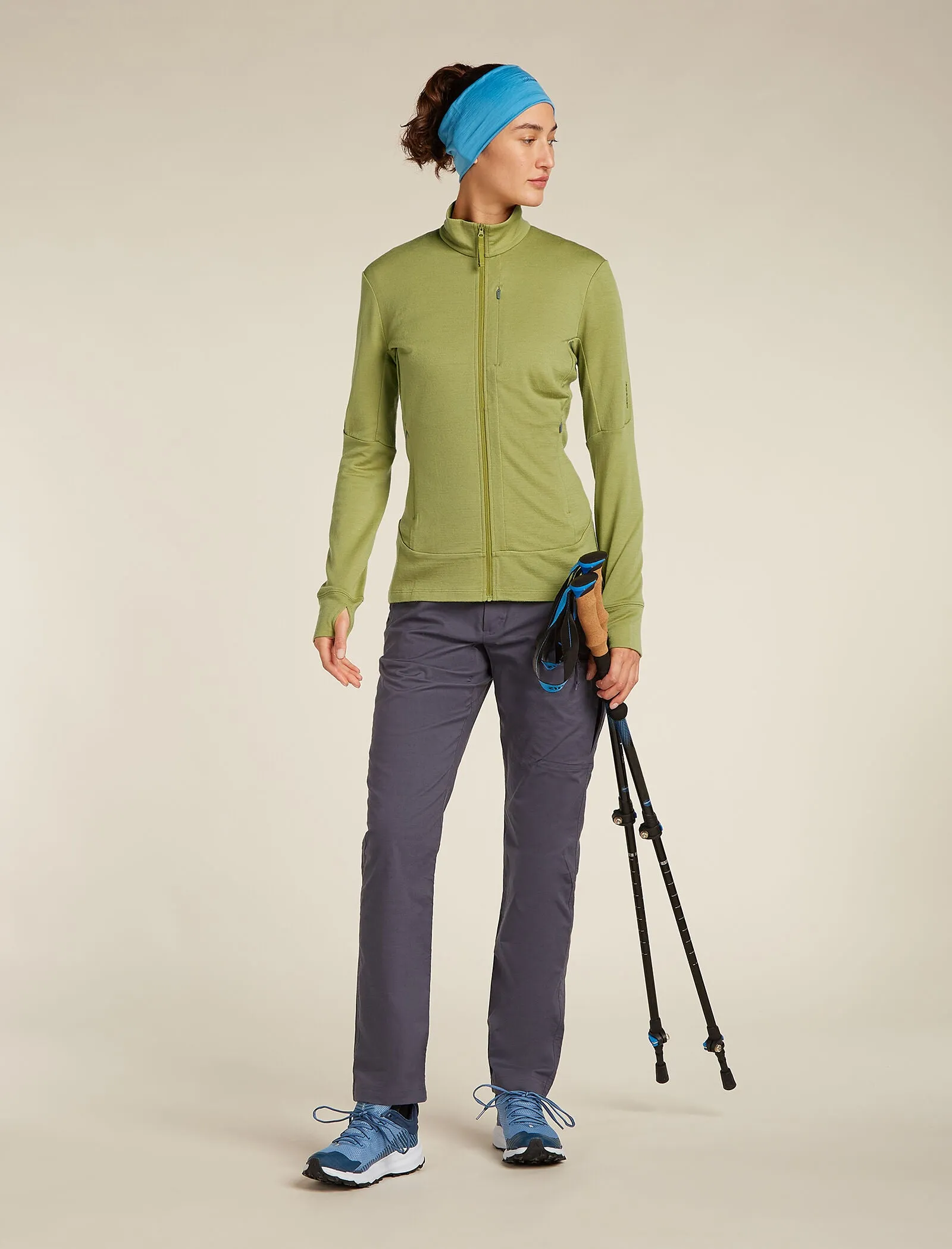 Women's Merino 260 Quantum Long Sleeve Zip Jacket sold by Icebreaker product image thumbnail 4