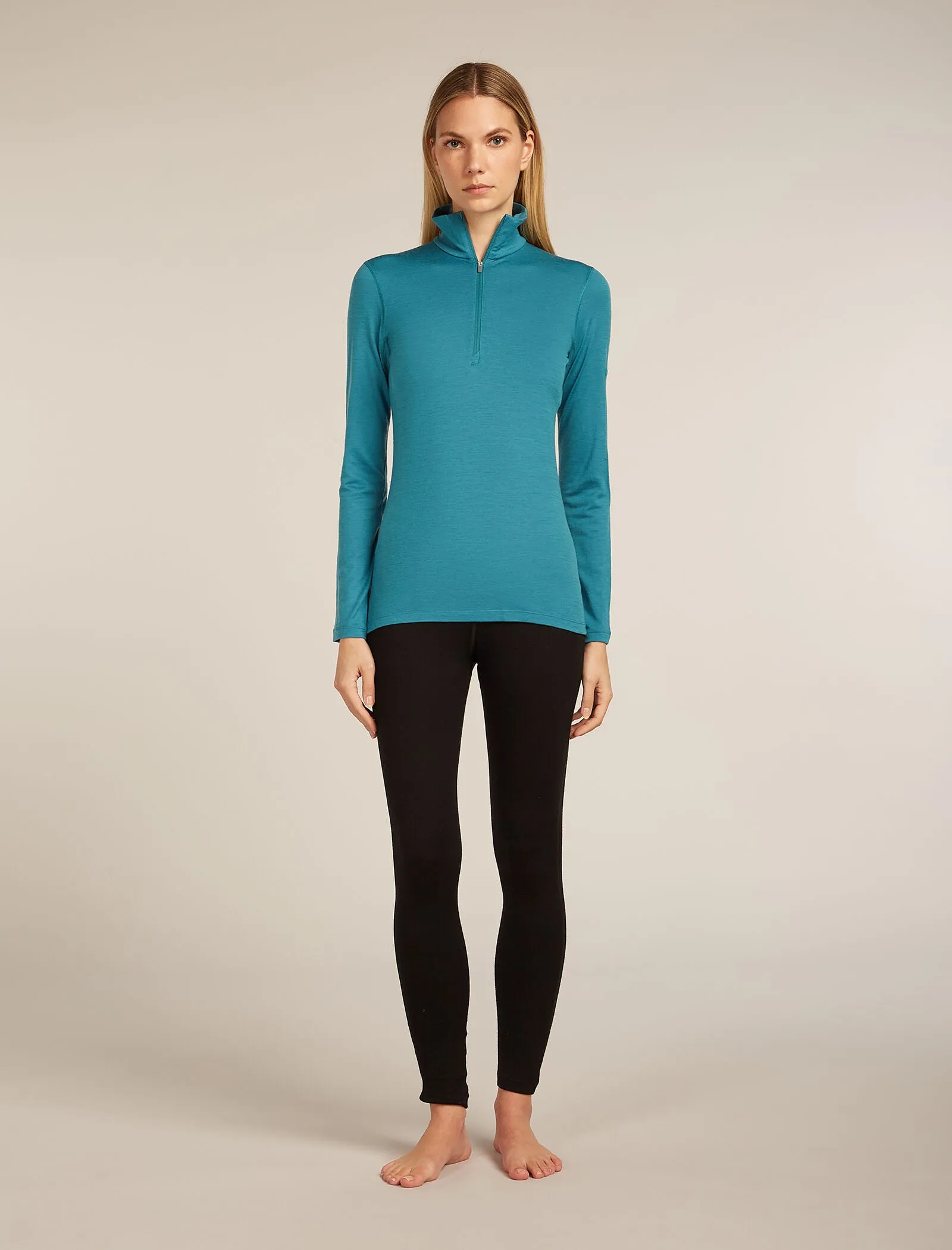 Women's Merino 200 Oasis Long Sleeve Half Zip Thermal Top sold by Icebreaker product image thumbnail 3