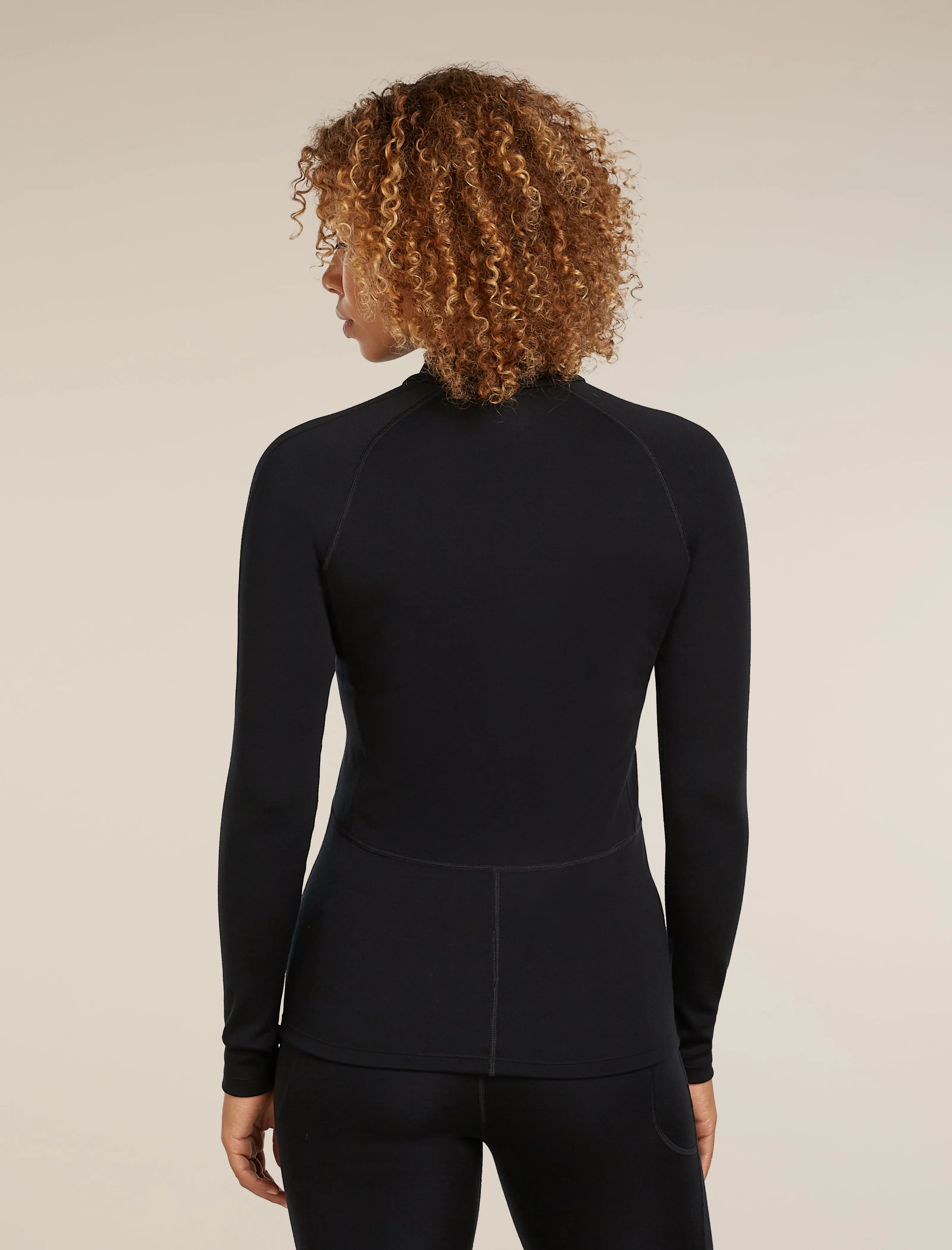 Women's 300 MerinoFine™ Polar Long Sleeve Half Zip Thermal Top sold by Icebreaker product image thumbnail 2