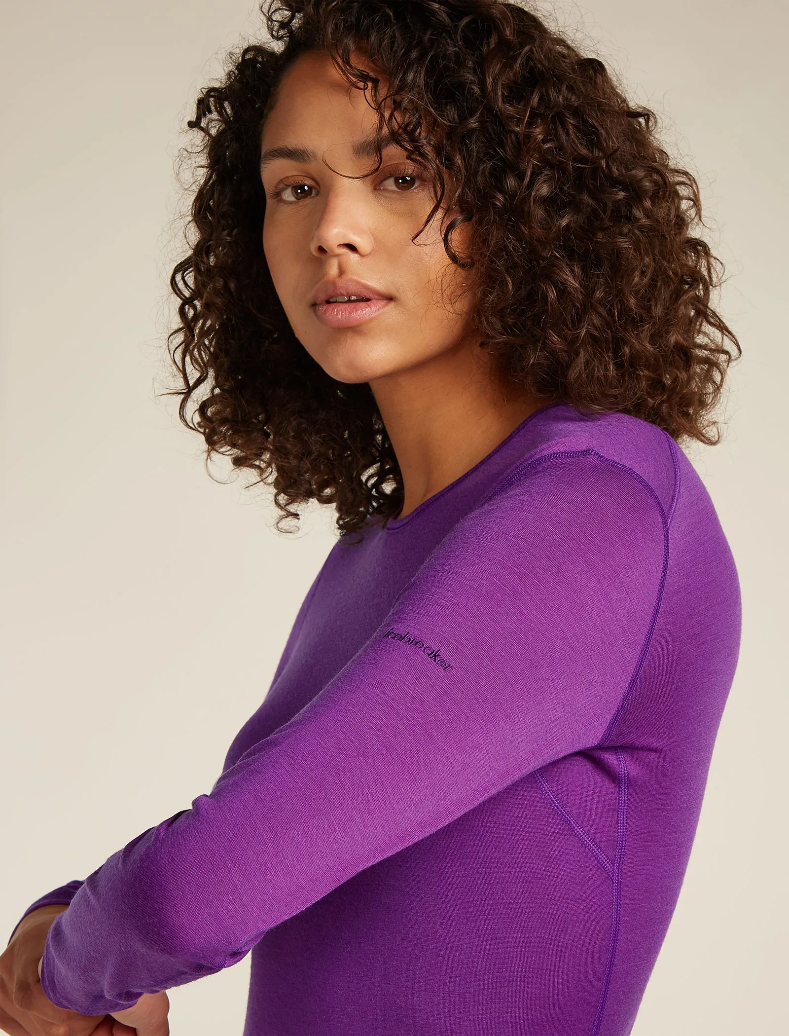 Women's Merino 200 Oasis Long Sleeve Crewe Thermal Top sold by Icebreaker product image thumbnail 5