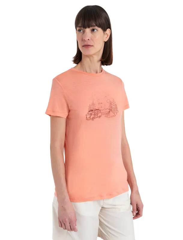 Women's Merino 150 Tech Lite III T-Shirt Van Camp sold by Icebreaker