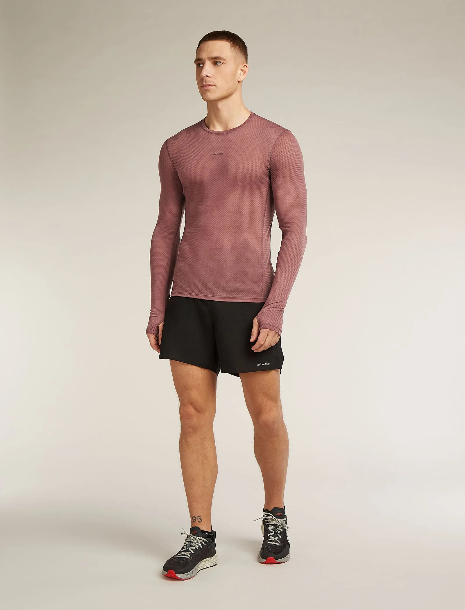 Merino Blend 75 Cool-Lite™ Featherlight™ Long Sleeve Crewe Thermal Top sold by Icebreaker product image thumbnail 3