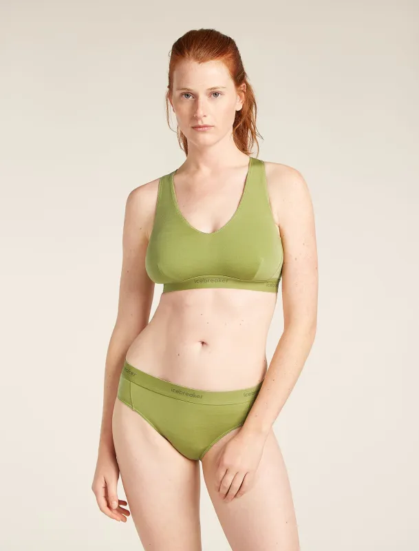 Women's Merino Blend 125 Cool-Lite™ Sprite Racerback Bra made by Icebreaker