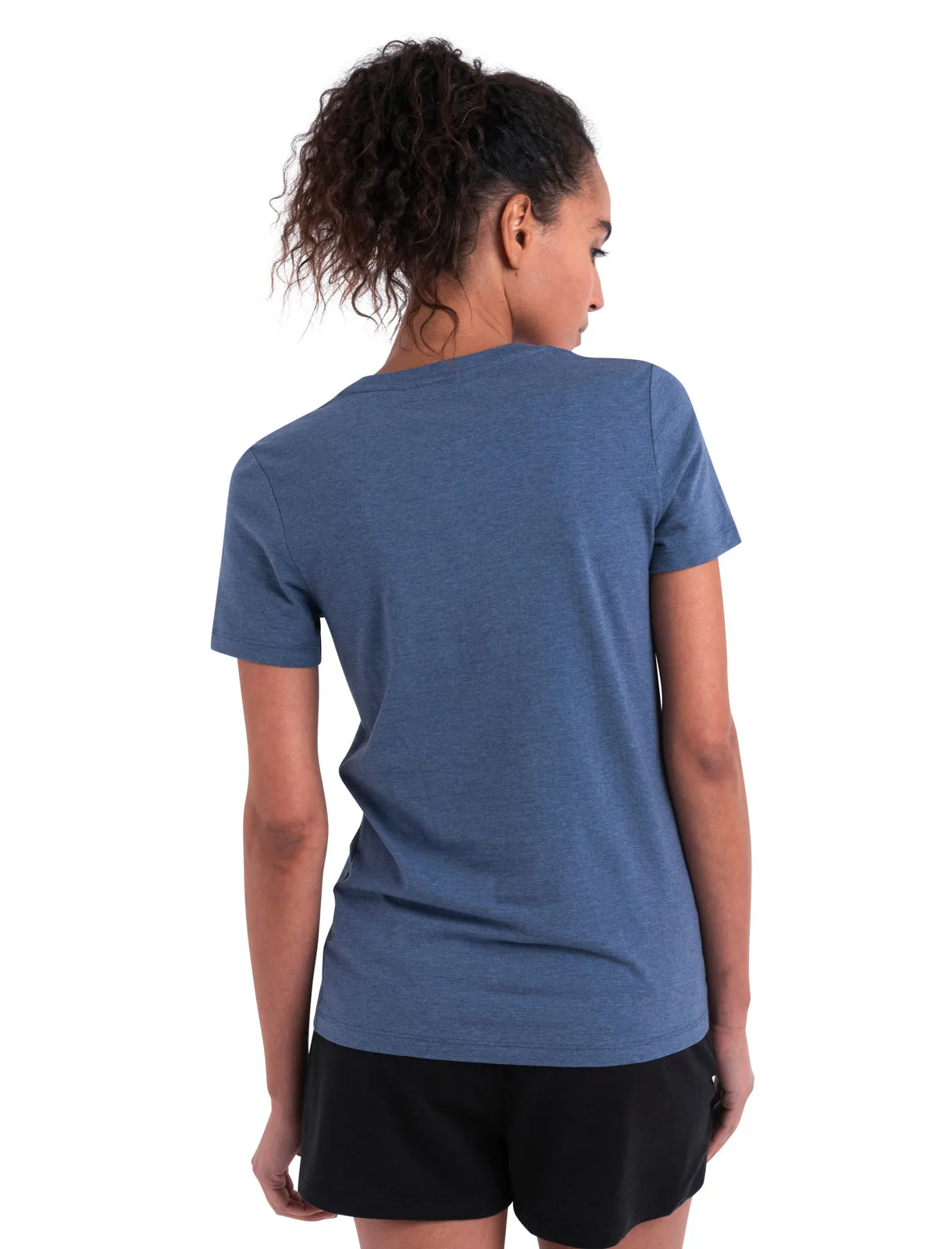 Women's Merino Blend Central Classic T-Shirt Glacial Flow Logo sold by Icebreaker product image thumbnail 2