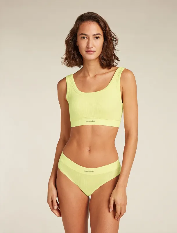 Women's Merino Blend Rib Lotus Hipster sold by Icebreaker