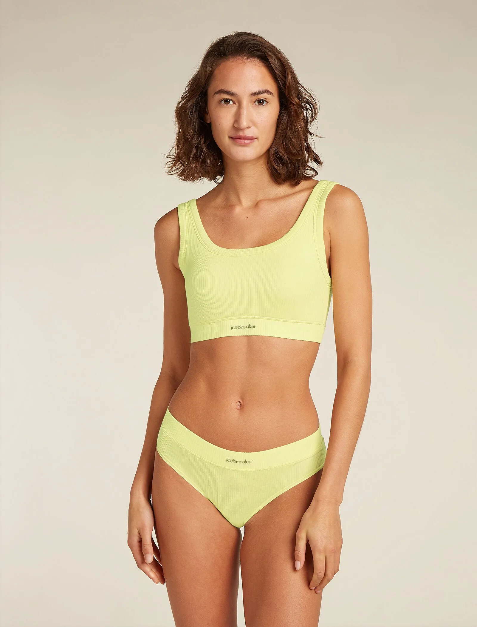 Women's Merino Blend Rib Lotus Hipster sold by Icebreaker