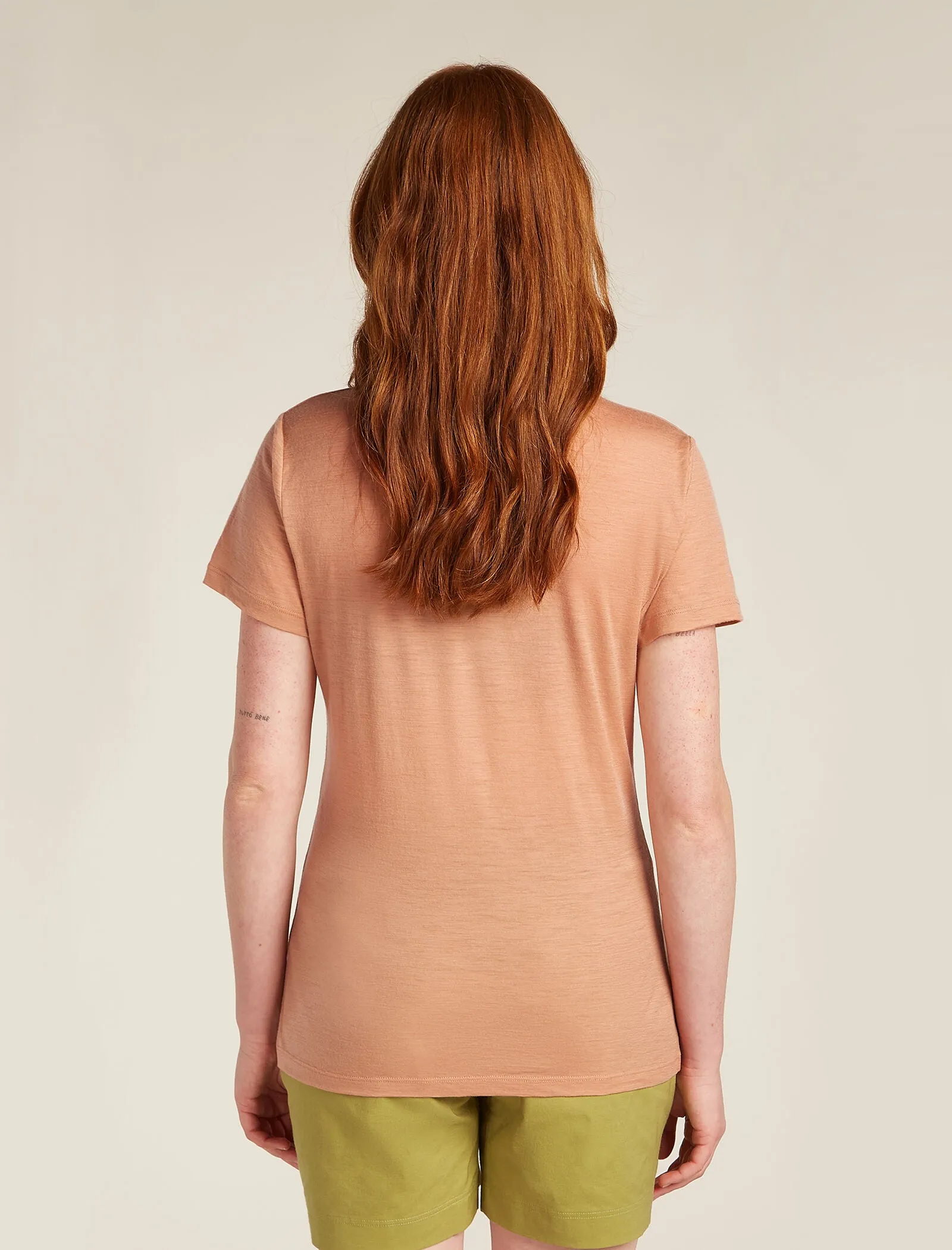 Women's Merino 150 Tech Lite Short Sleeve T-Shirt Single Line Camp sold by Icebreaker product image thumbnail 2