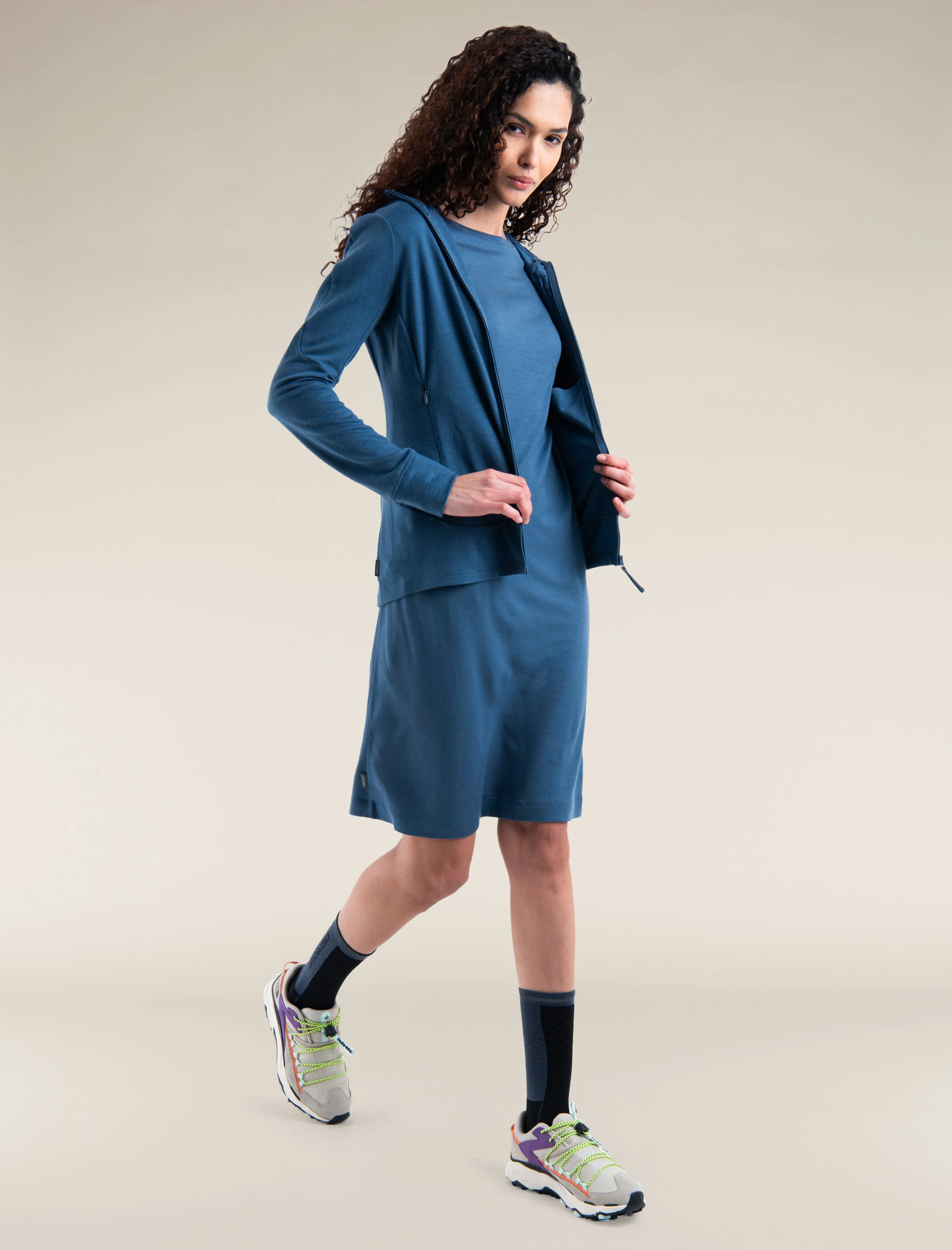 Women's Merino Granary Sleeveless Dress sold by Icebreaker product image thumbnail 3