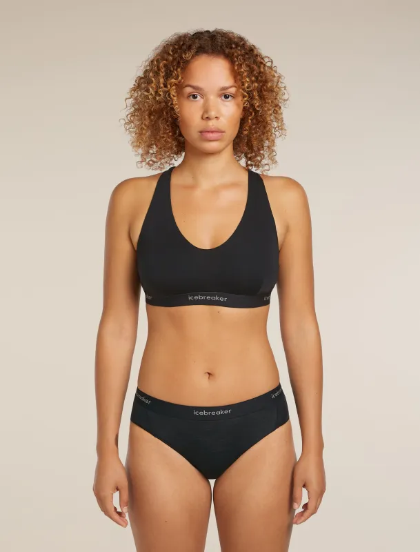 Women's Merino Blend 125 Cool-Lite™ Sprite Racerback Bra made by Icebreaker
