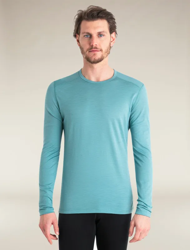 Men's Merino 200 Oasis Long Sleeve Crewe Thermal Top sold by Icebreaker