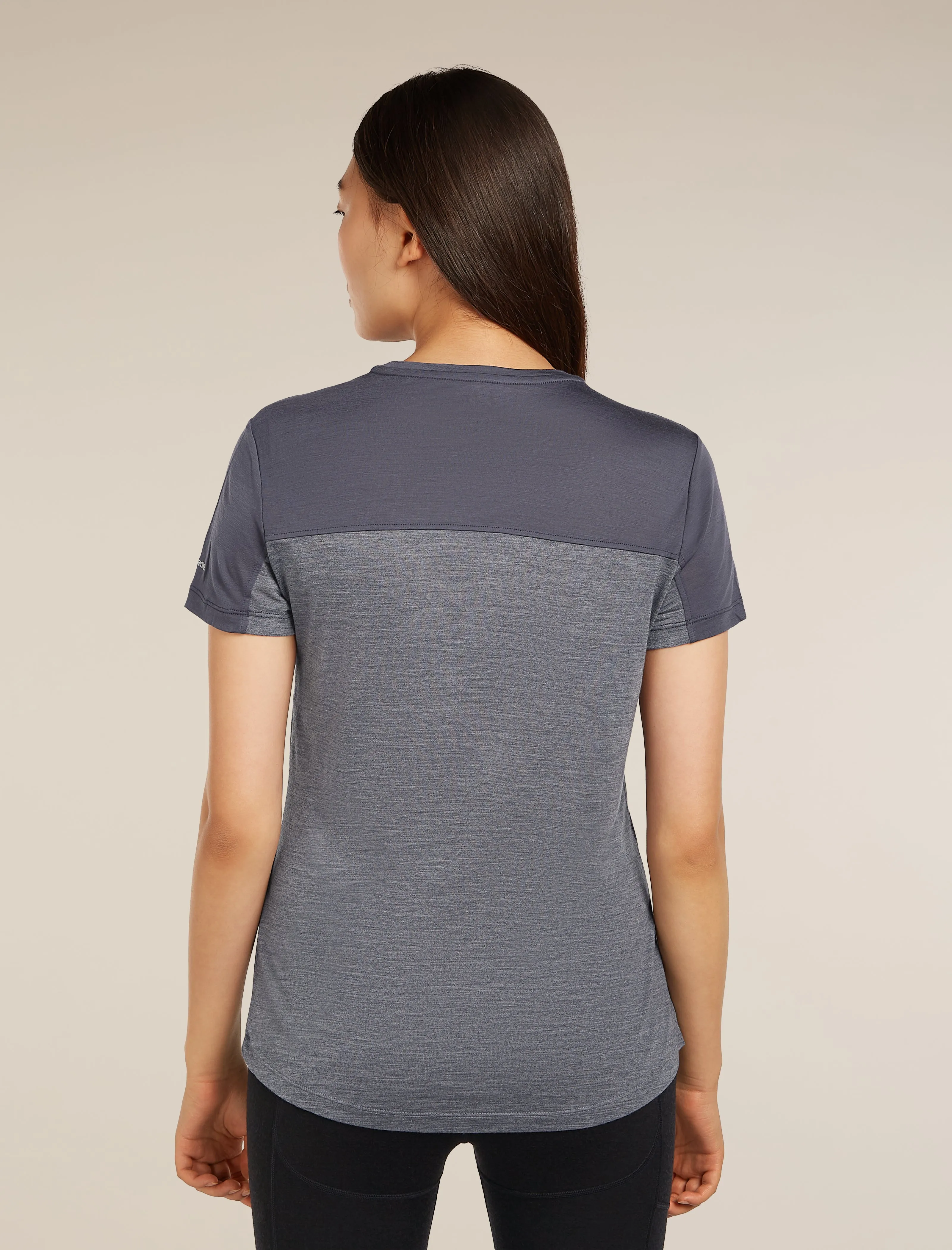 Women's Merino Blend 125 Cool-Lite™ Sphere Short Sleeve T-Shirt Colour Block sold by Icebreaker product image thumbnail 2