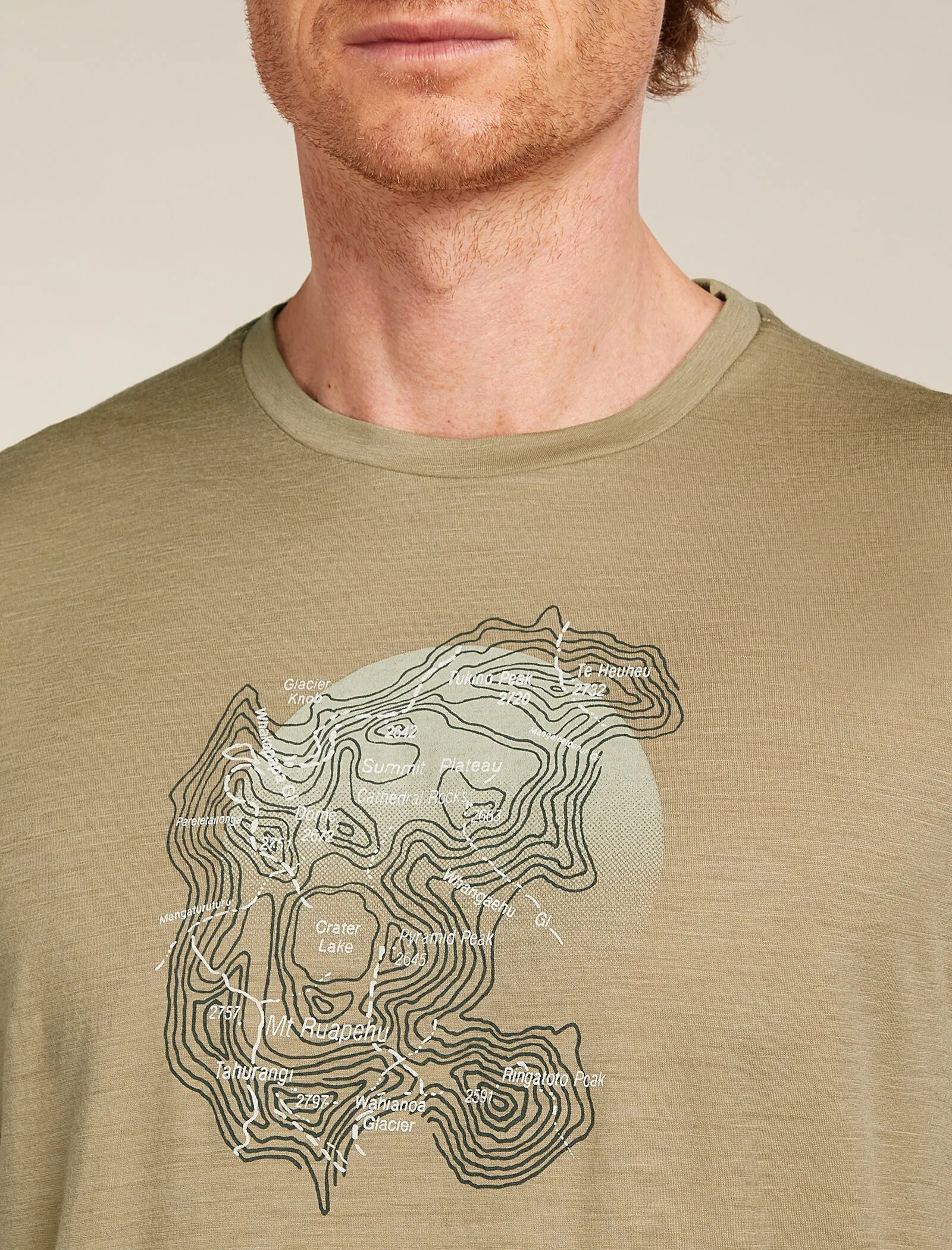 Men's Merino 150 Tech Lite Short Sleeve T-Shirt Ruapehu Round sold by Icebreaker product image thumbnail 5