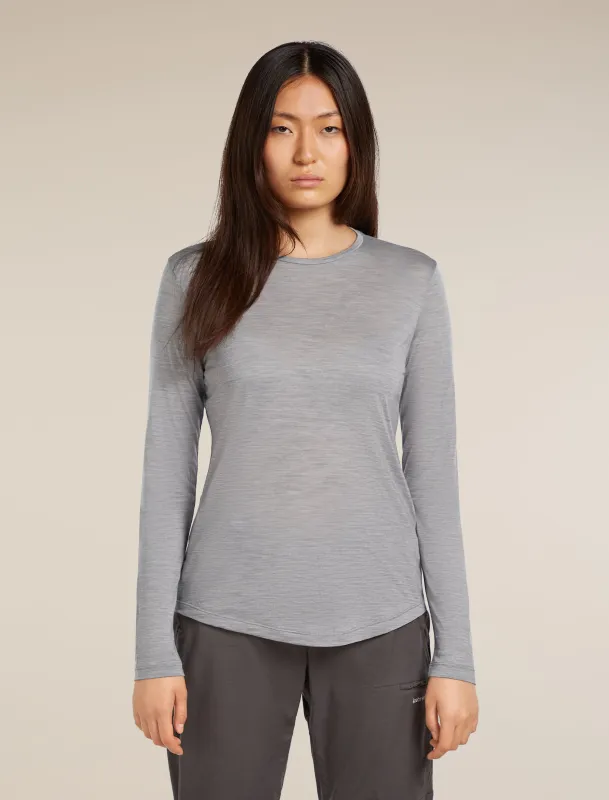 Women's Merino Blend 125 Cool-Lite™ Sphere Long Sleeve T-Shirt sold by Icebreaker