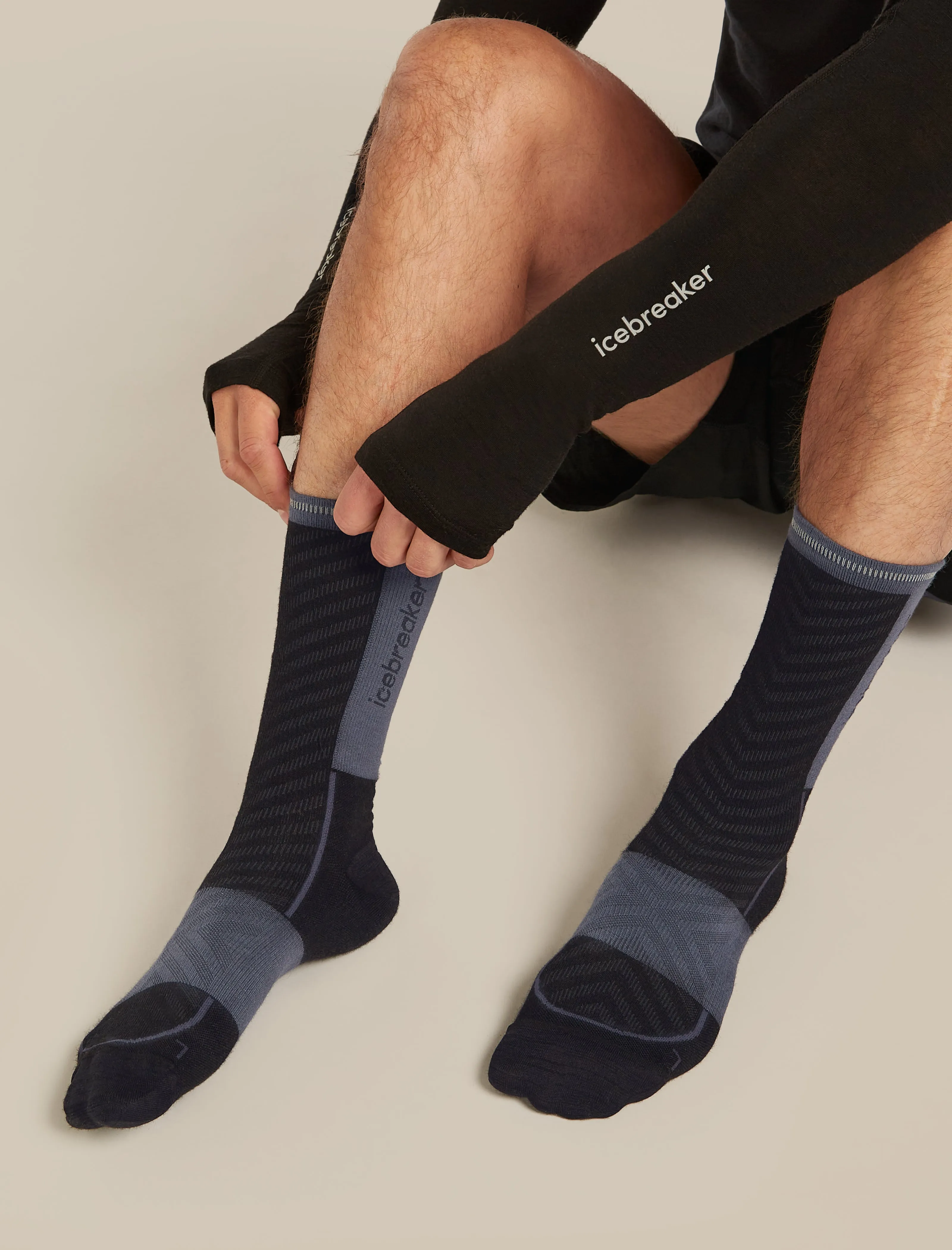 Men's Merino Blend Run+ Ultralight Crew Socks sold by Icebreaker product image thumbnail 3