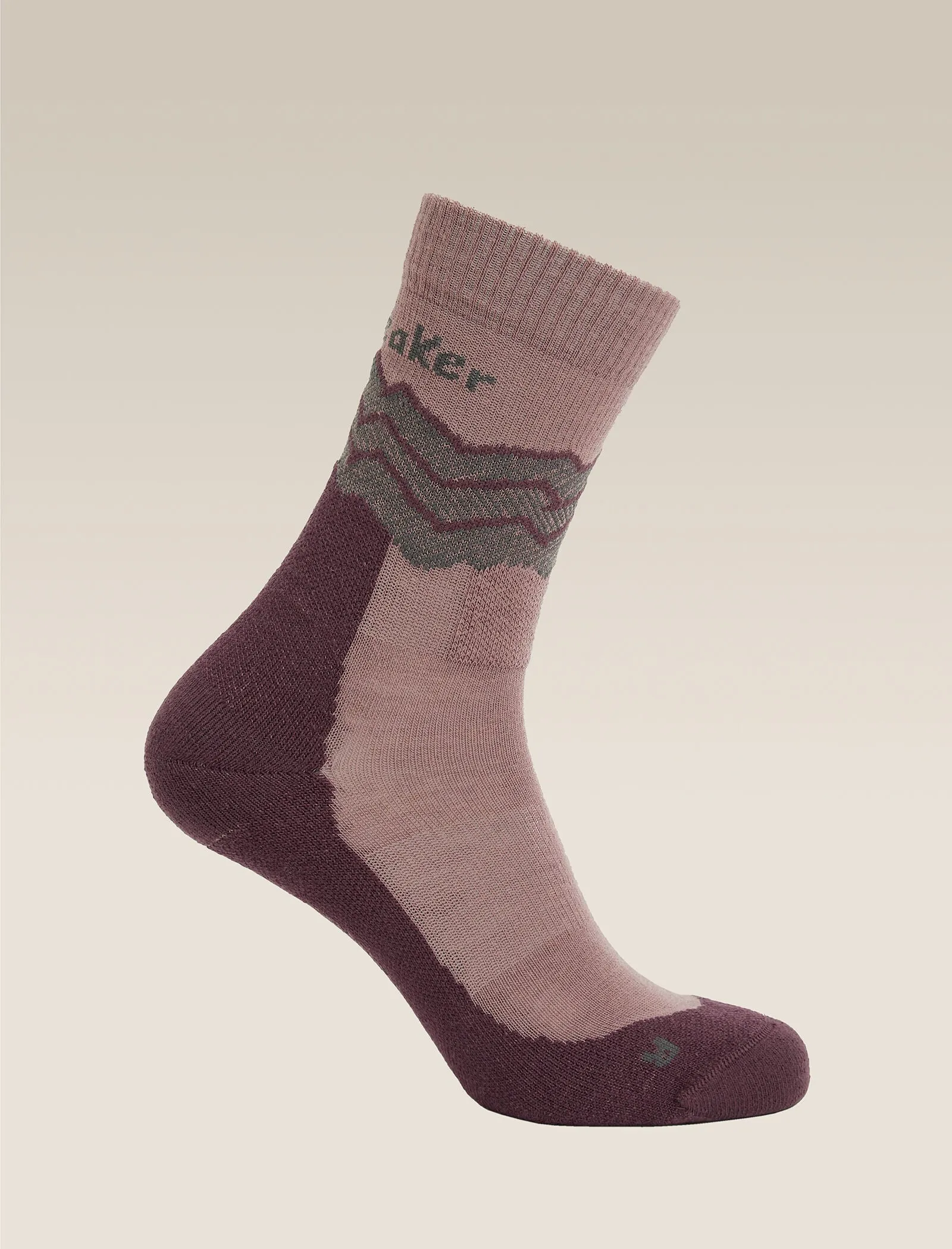 Men's Merino Hike+ Medium Crew Socks Across the Peaks sold by Icebreaker product image thumbnail 5