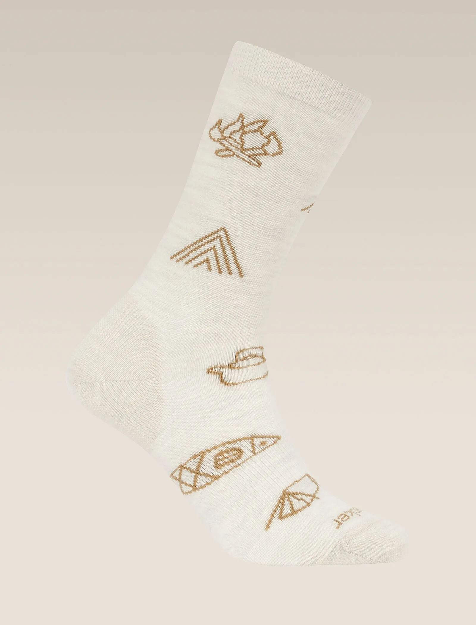 Women's Merino Lifestyle Ultralight Crew Socks Camp Essential sold by Icebreaker product image thumbnail 4