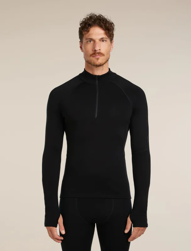 Men's 300 MerinoFine™ Polar Long Sleeve Half Zip Thermal Top sold by Icebreaker