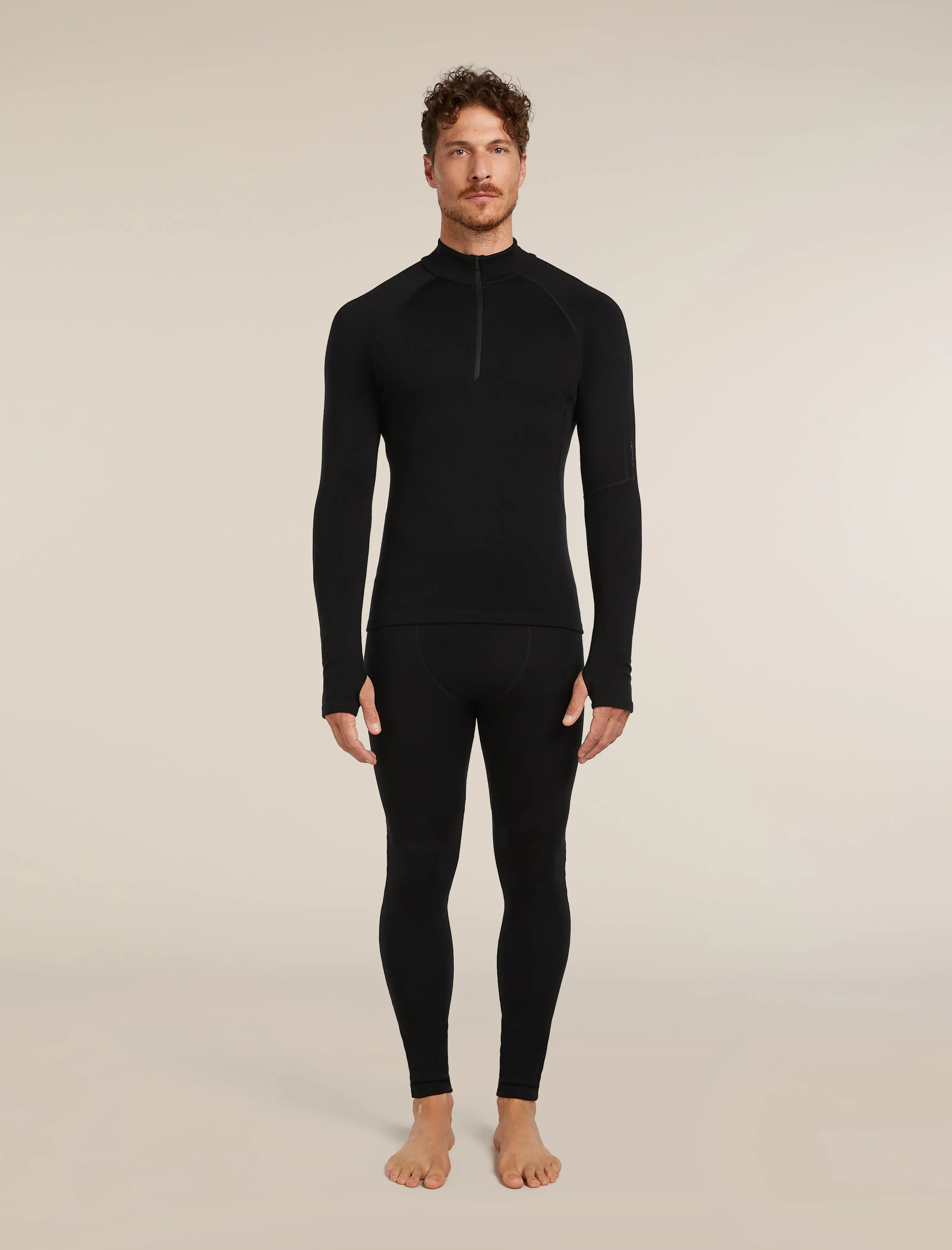 Men's 300 MerinoFine™ Polar Long Sleeve Half Zip Thermal Top sold by Icebreaker product image thumbnail 3