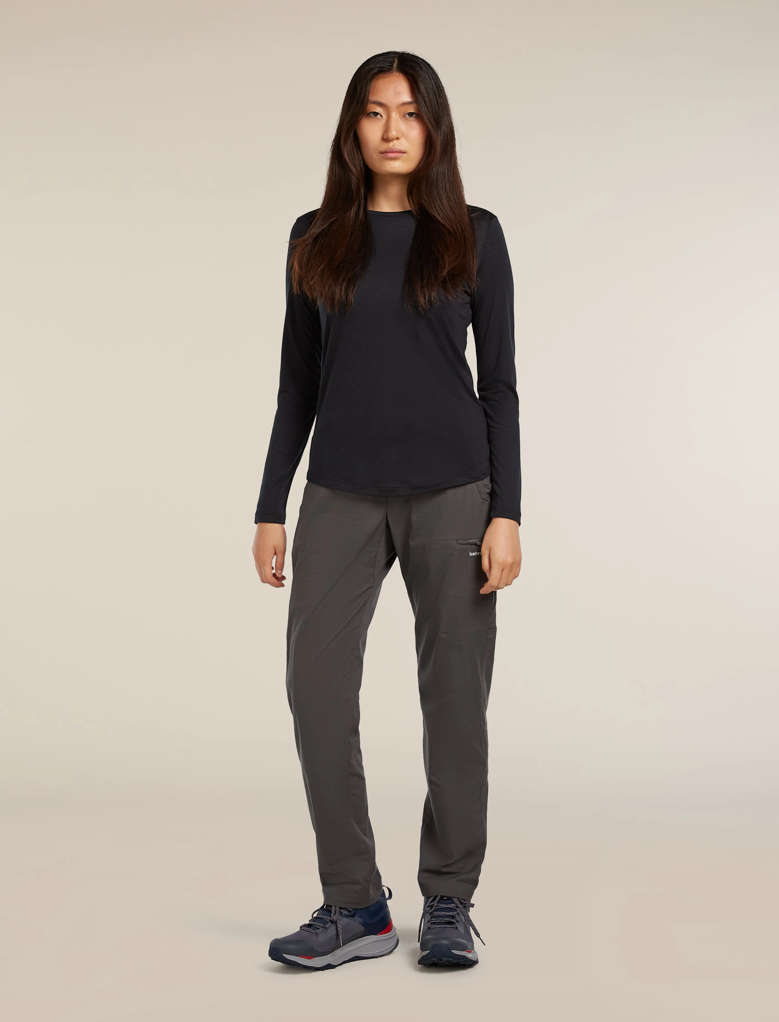 Women's Merino Blend 125 Cool-Lite™ Sphere Long Sleeve T-Shirt sold by Icebreaker product image thumbnail 3