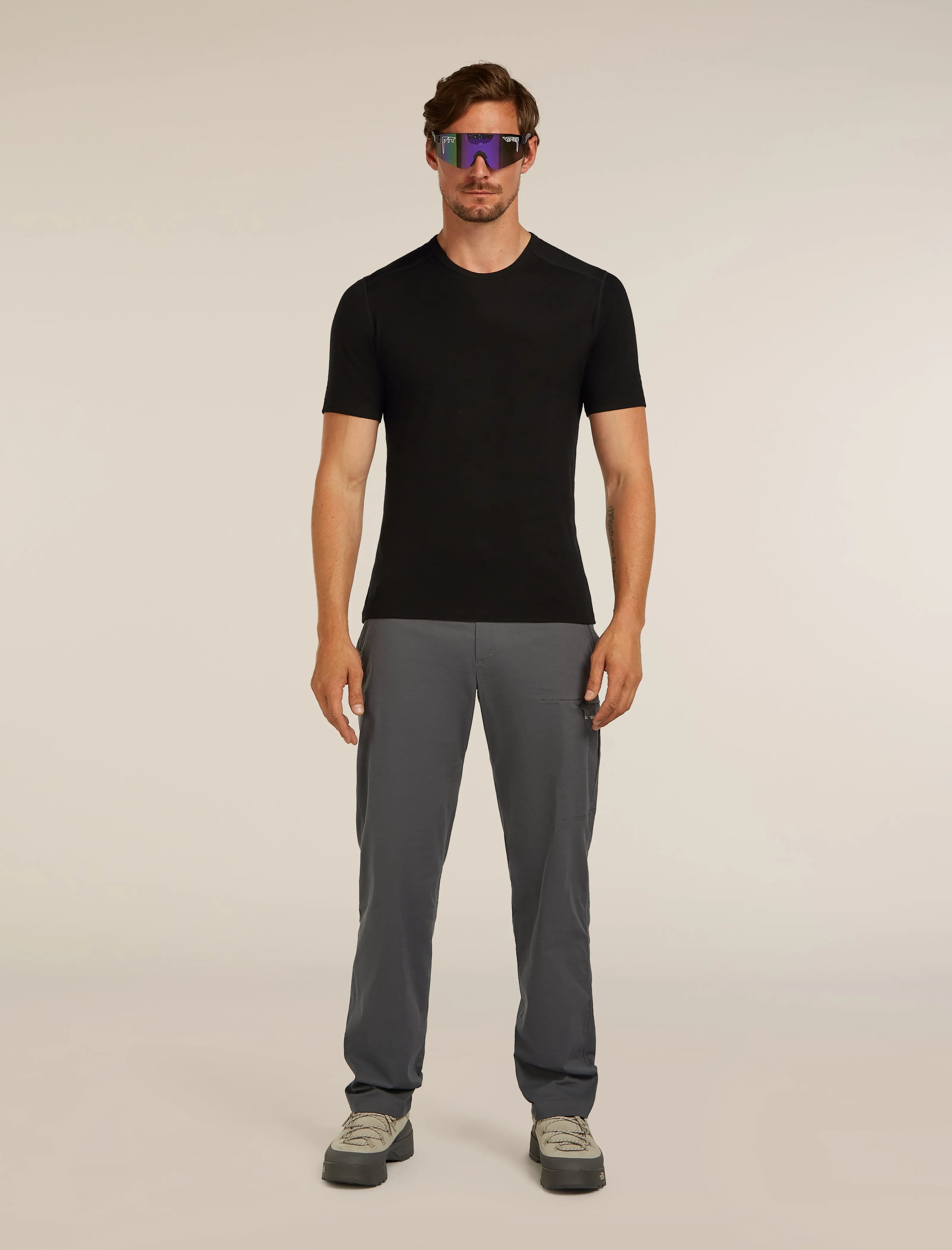 Men's Merino 200 Oasis Short Sleeve Crewe Thermal Top sold by Icebreaker product image thumbnail 4