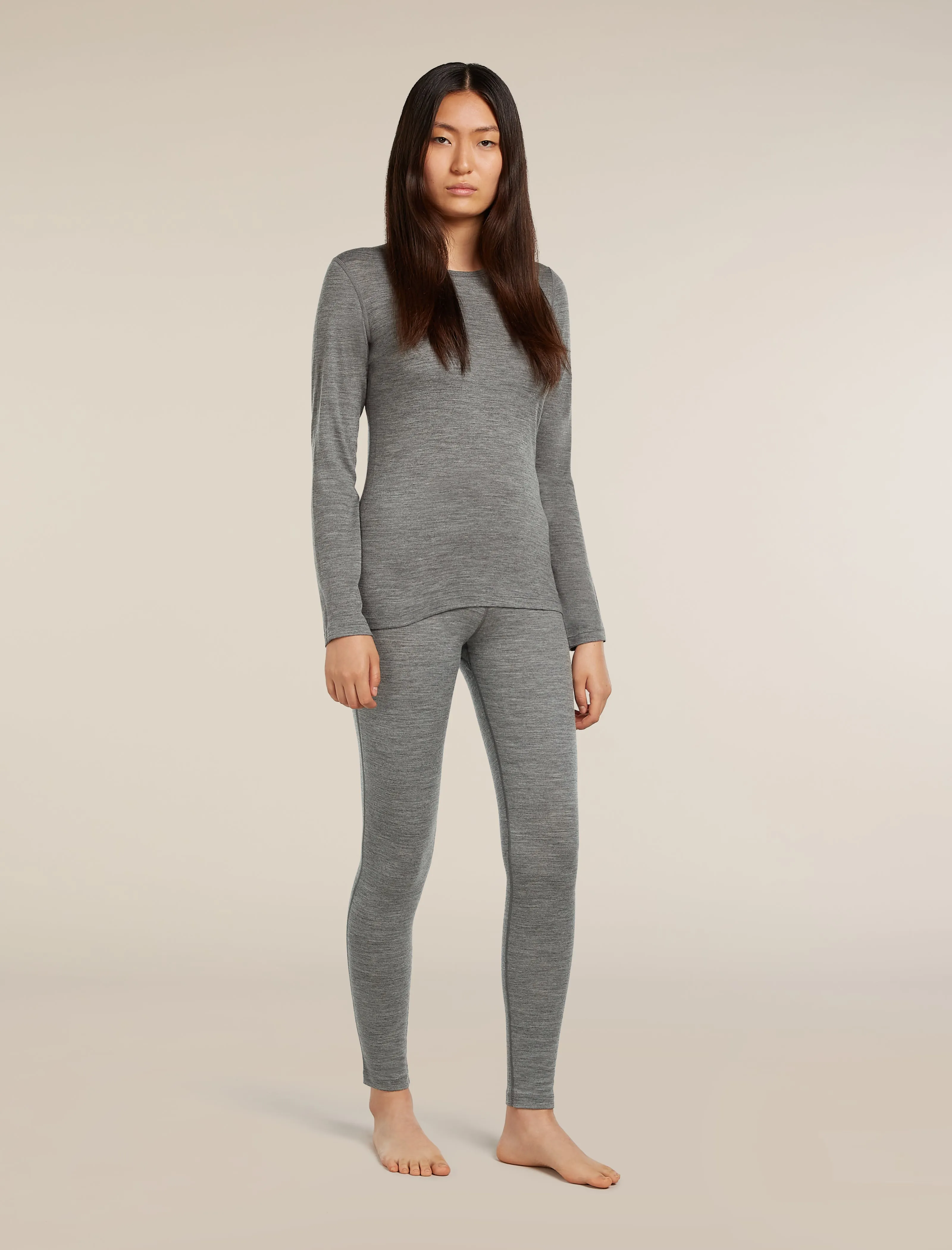 Women's Merino 200 Oasis Long Sleeve Crewe Thermal Top sold by Icebreaker product image thumbnail 3