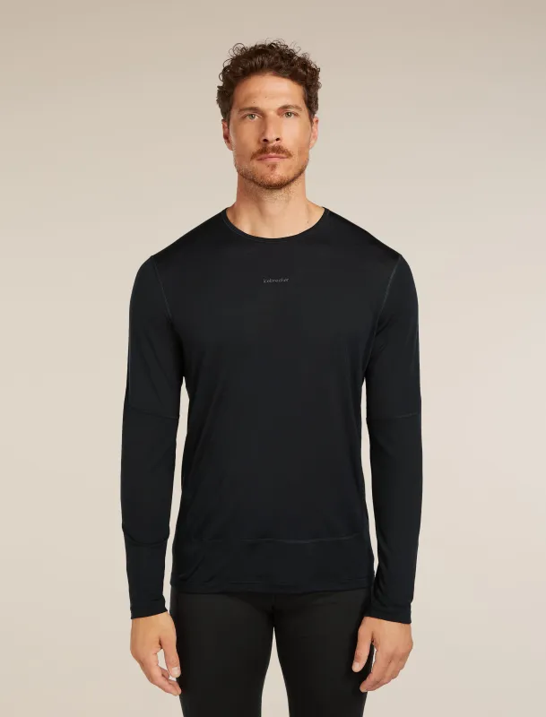 Men's Merino Blend 125 ZoneKnit™ Energy Wind Long Sleeve T-Shirt made by Icebreaker
