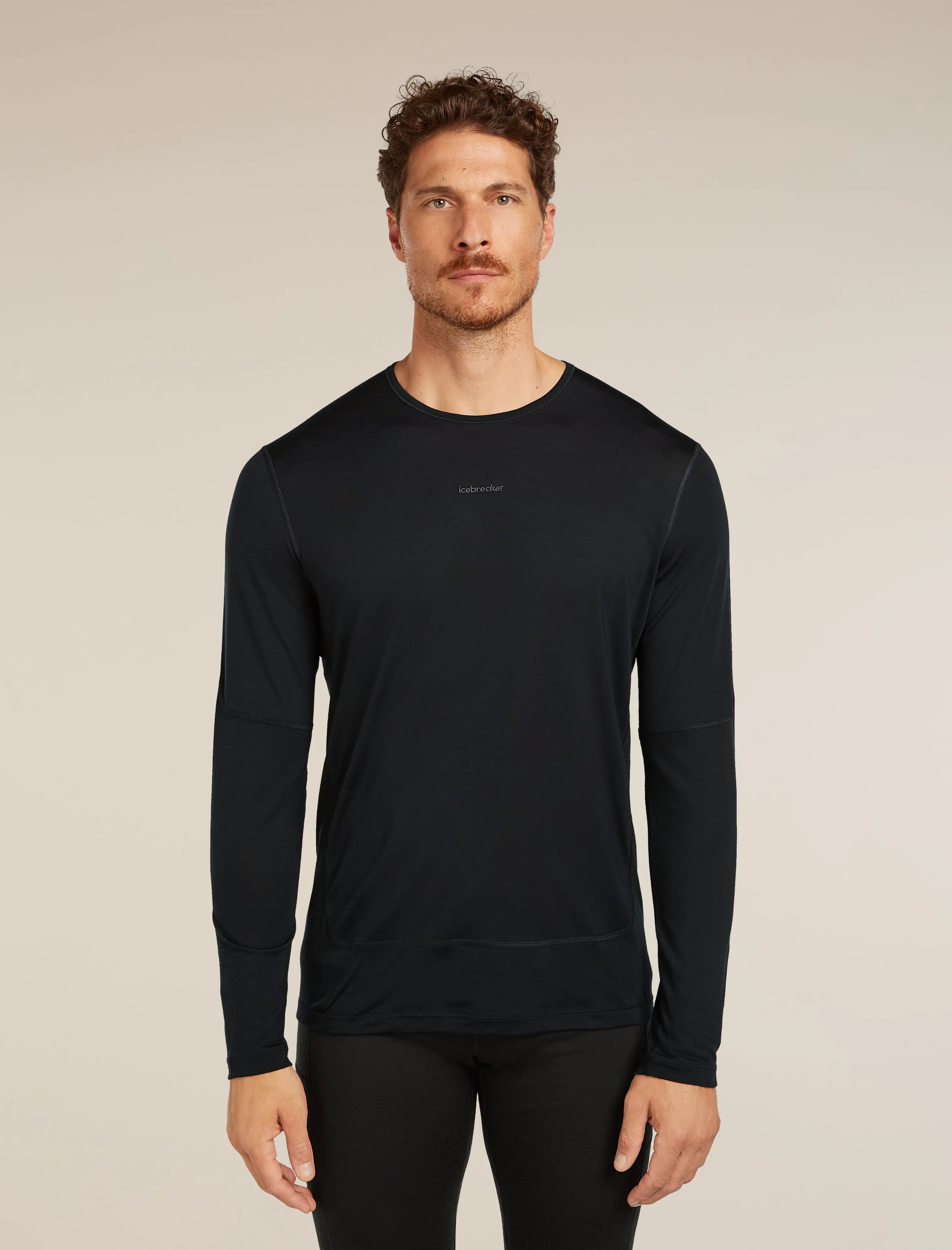 Men's Merino Blend 125 ZoneKnit™ Energy Wind Long Sleeve T-Shirt sold by Icebreaker