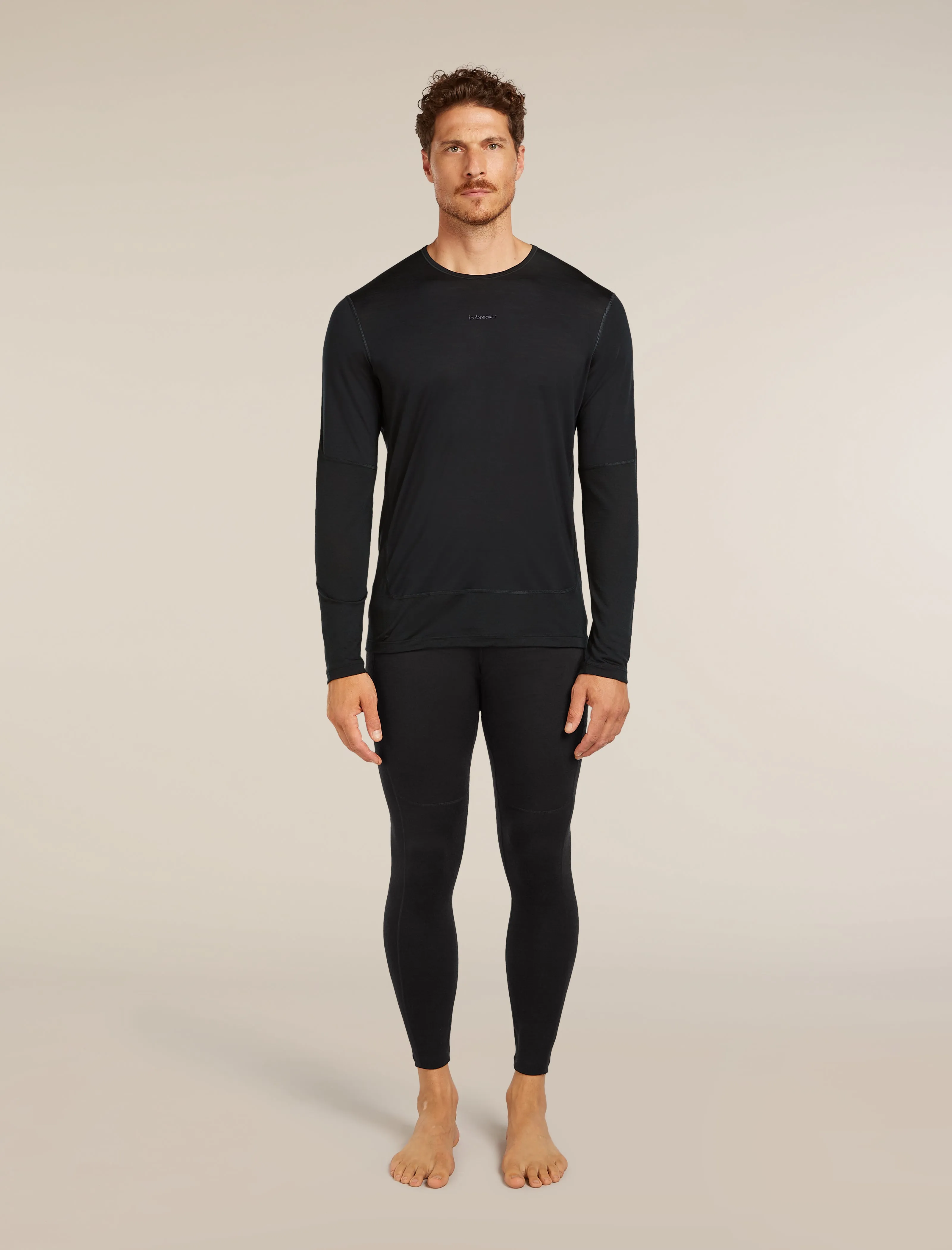 Men's Merino Blend 125 ZoneKnit™ Energy Wind Long Sleeve T-Shirt sold by Icebreaker product image thumbnail 3
