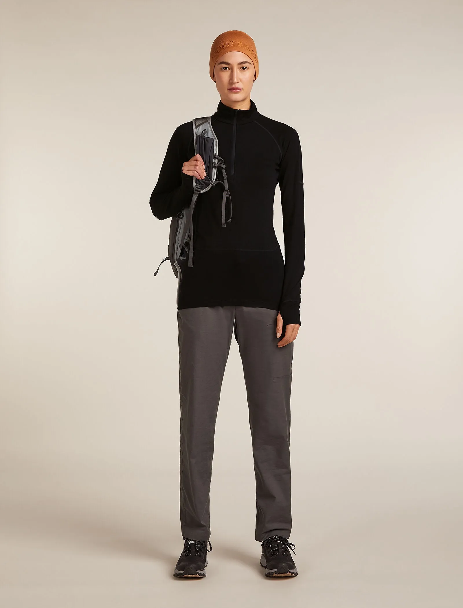 Women's Merino 200 ZoneKnit™ Long Sleeve Half Zip Thermal Top sold by Icebreaker product image thumbnail 4