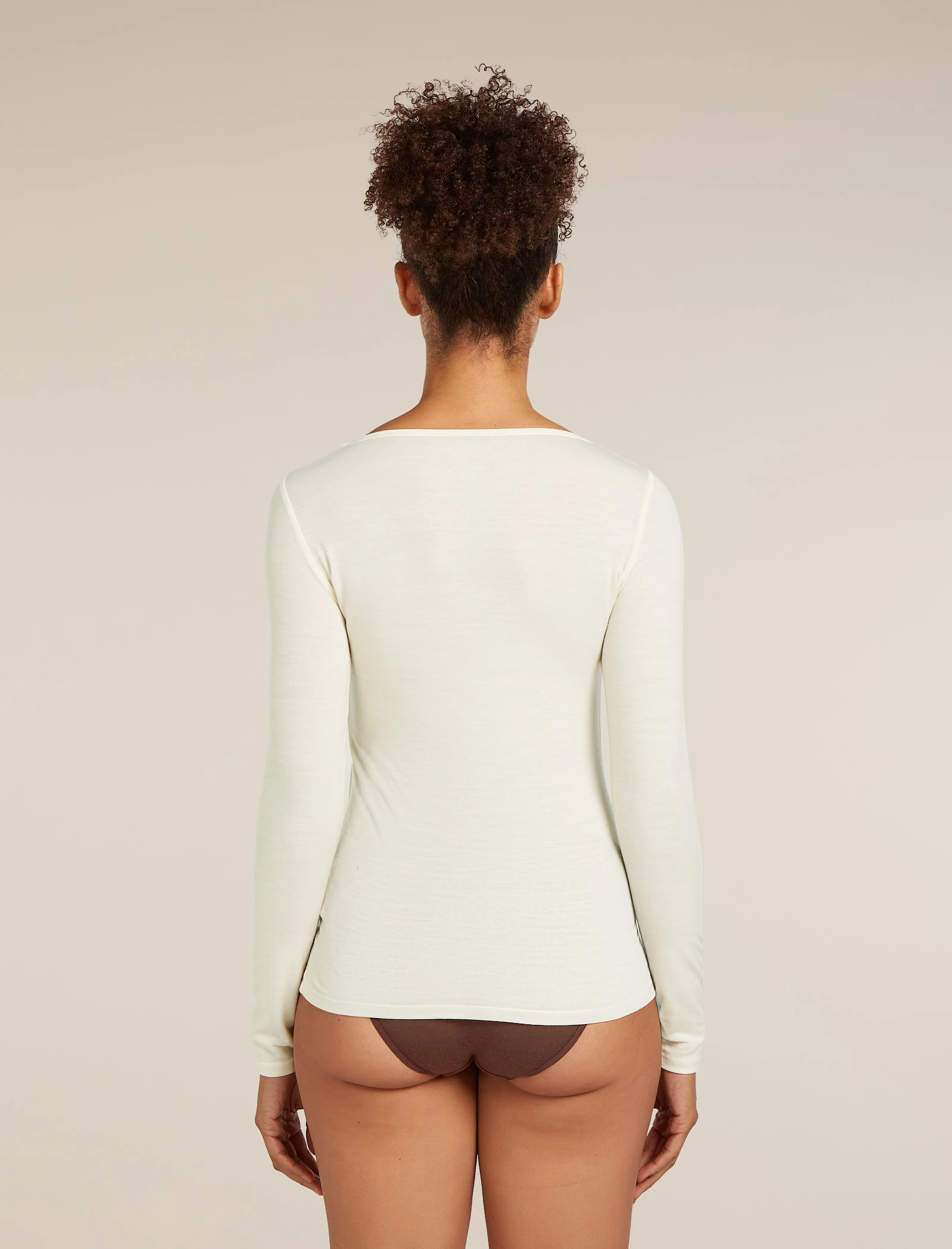Women's Merino 150 Siren Long Sleeve Sweetheart Top sold by Icebreaker product image thumbnail 2