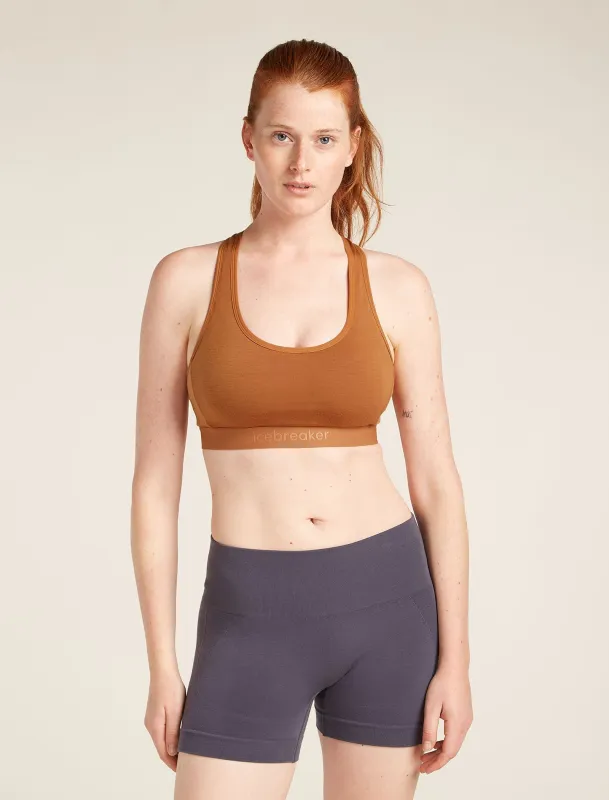 Women's Merino Blend 125 ZoneKnit™ Racerback Bra made by Icebreaker