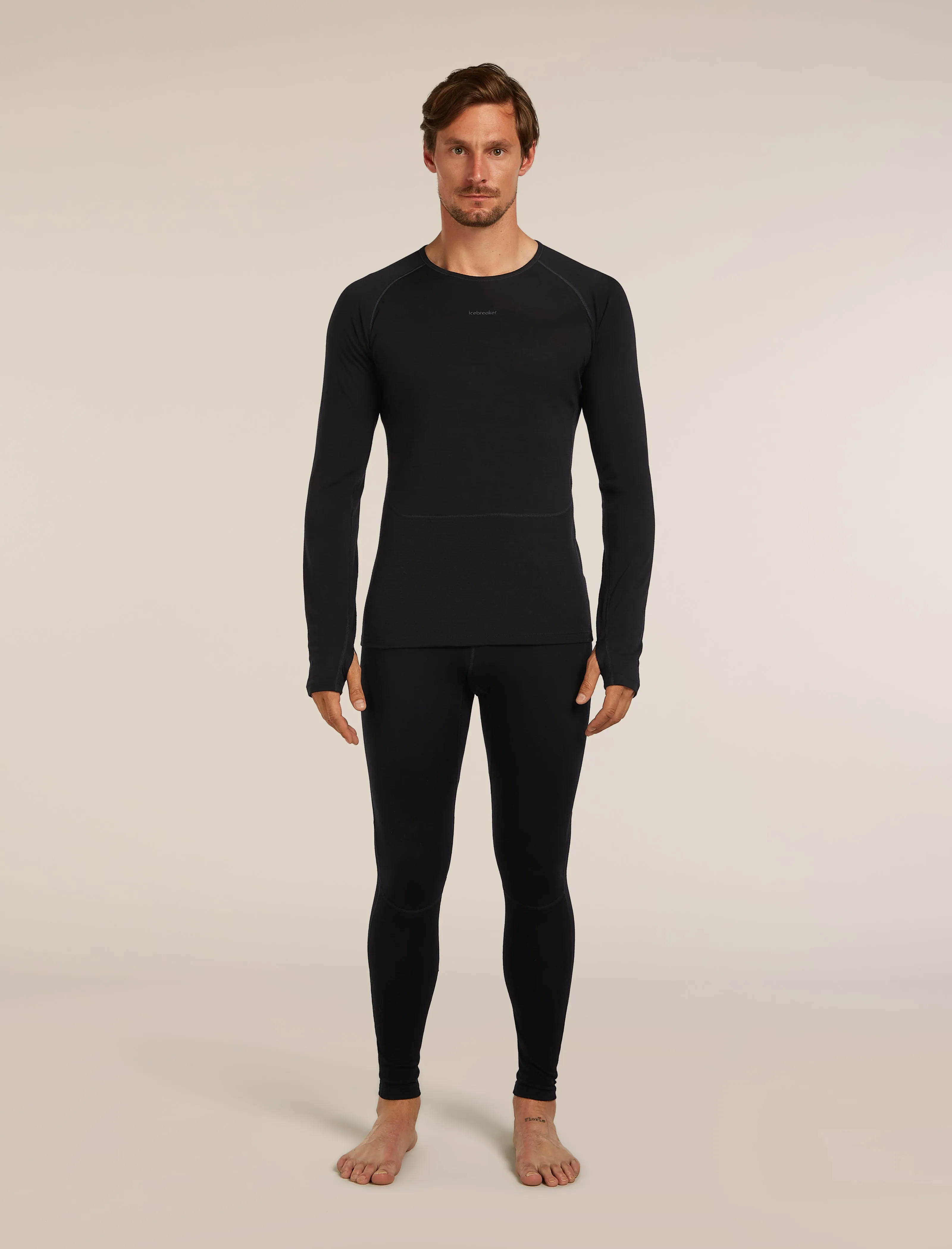 Men's Merino 200 ZoneKnit™ Long Sleeve Crewe Thermal Top sold by Icebreaker product image thumbnail 3