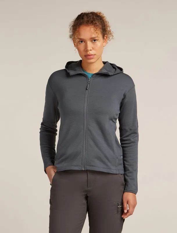 Women's Merino 360 Realfleece™ Elemental Long Sleeve Zip Hoodie sold by Icebreaker