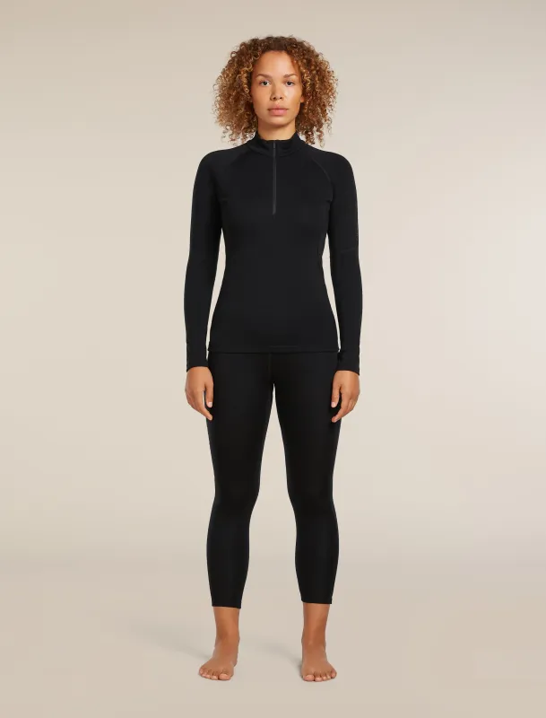 Women's 300 MerinoFine™ Polar Long Sleeve Half Zip Thermal Top sold by Icebreaker
