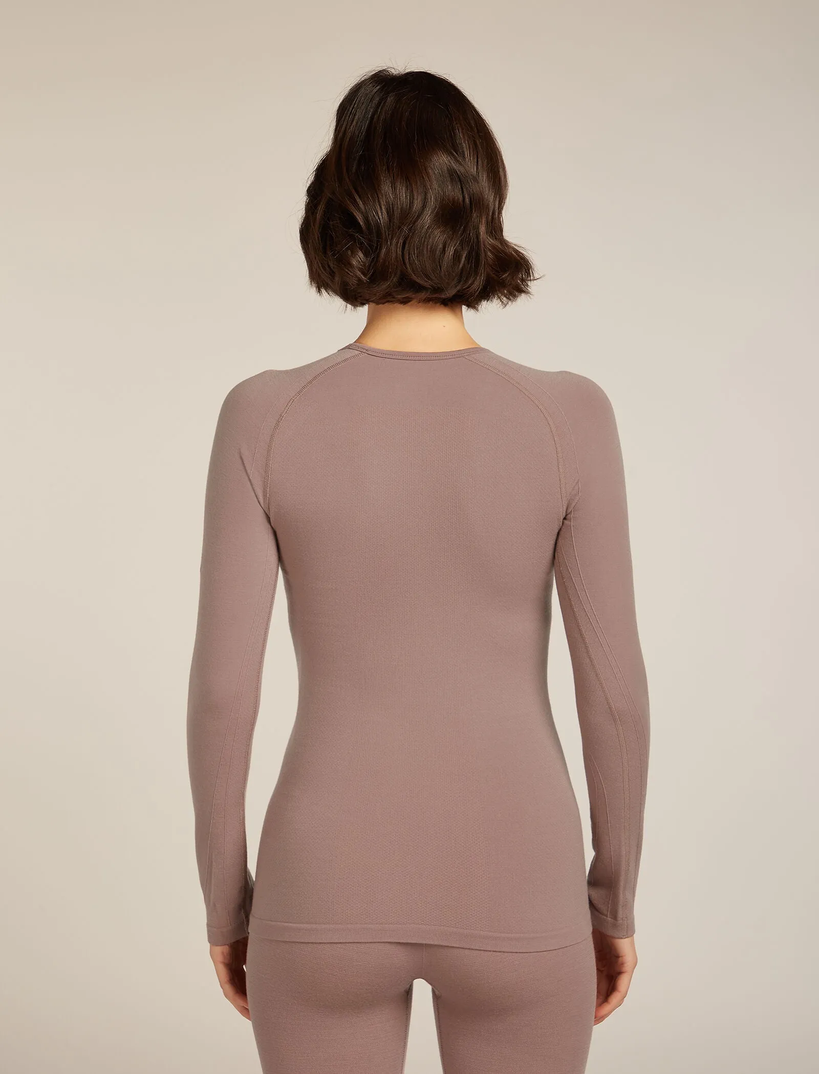 Women's Merino Blend 260 ZoneKnit™ Seamless Long Sleeve Crewe Thermal Top sold by Icebreaker product image thumbnail 2