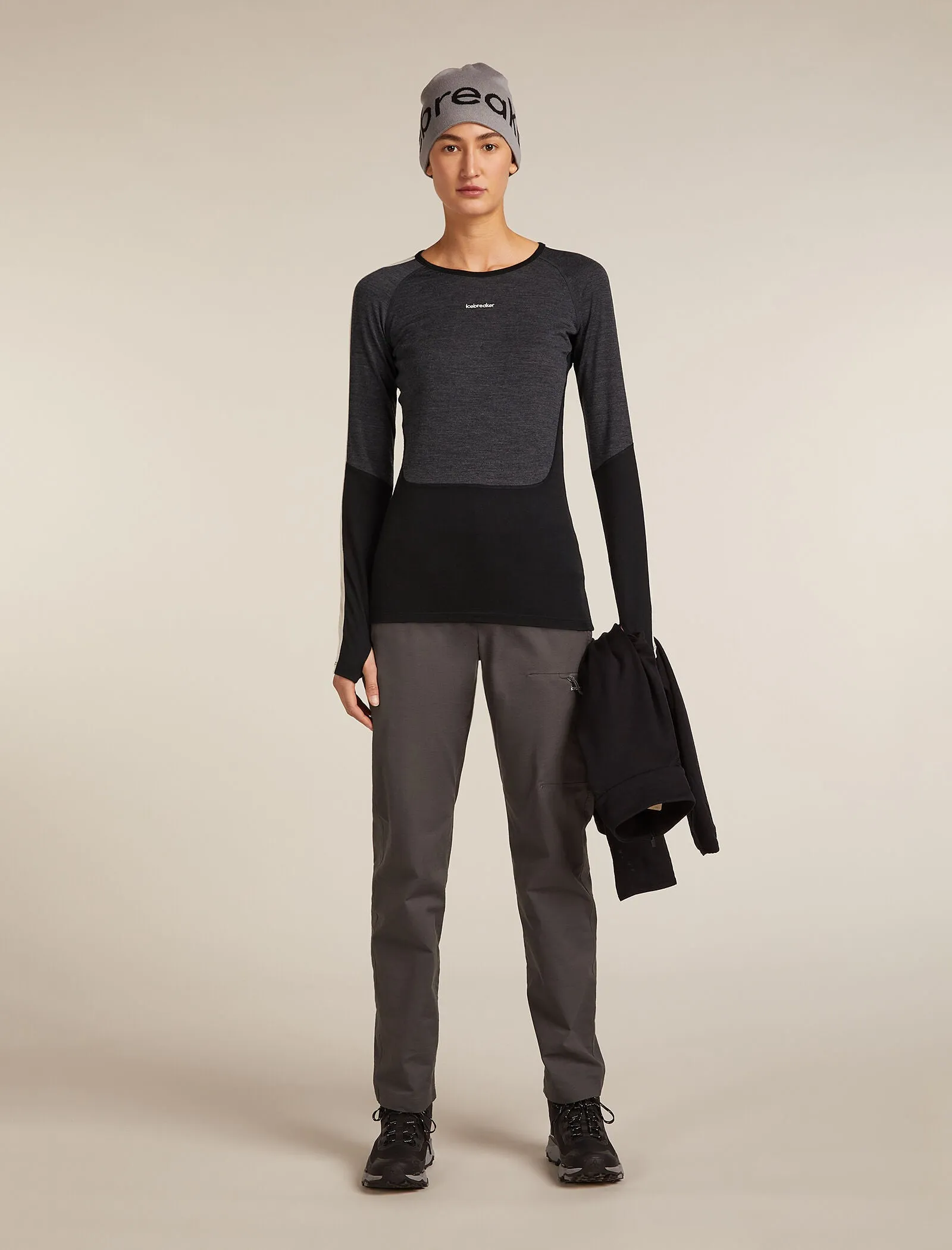 Women's Merino 200 Oasis+ Long Sleeve Crewe Thermal Top sold by Icebreaker product image thumbnail 4