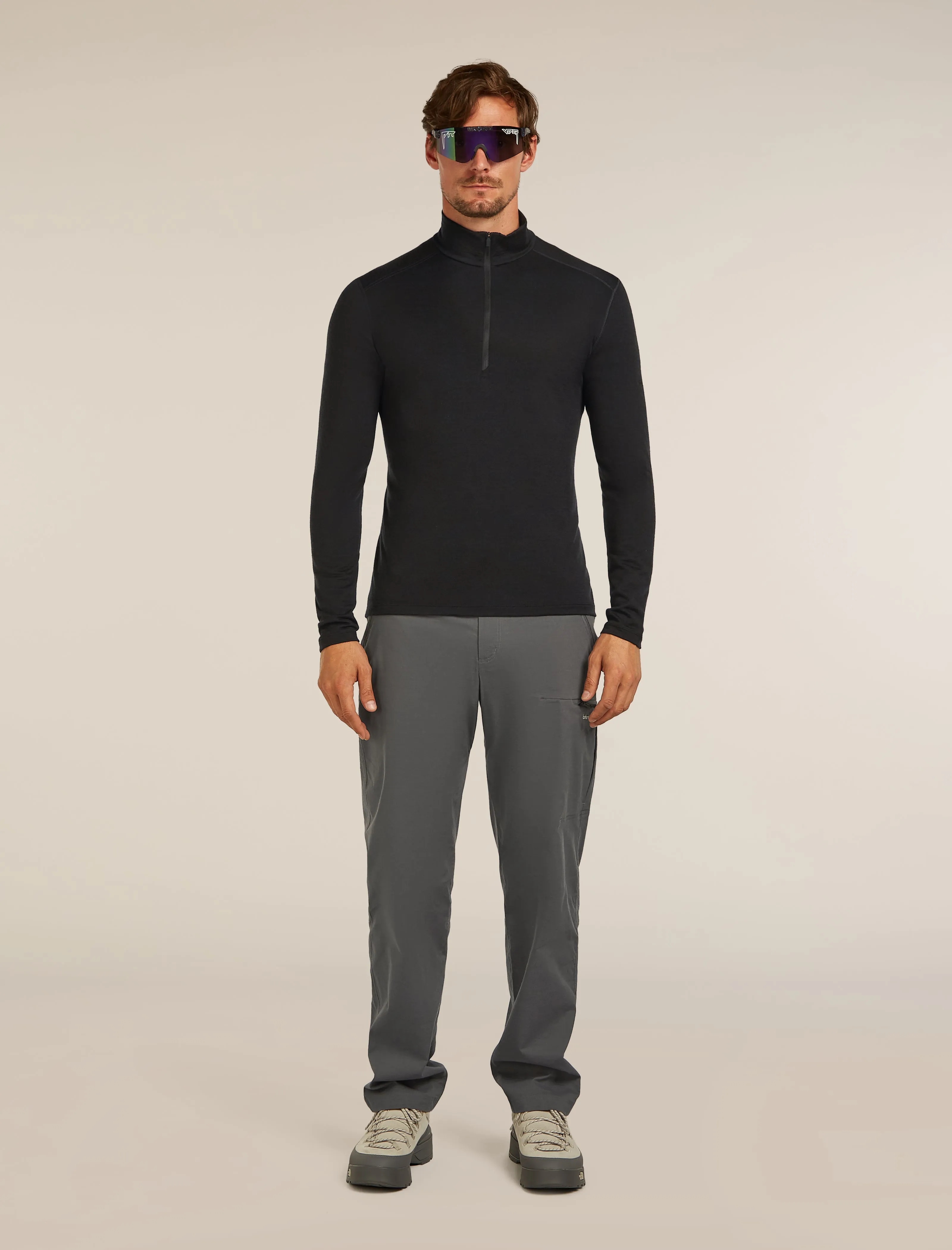 Men's Merino 200 Oasis Long Sleeve Half Zip Thermal Top sold by Icebreaker product image thumbnail 4